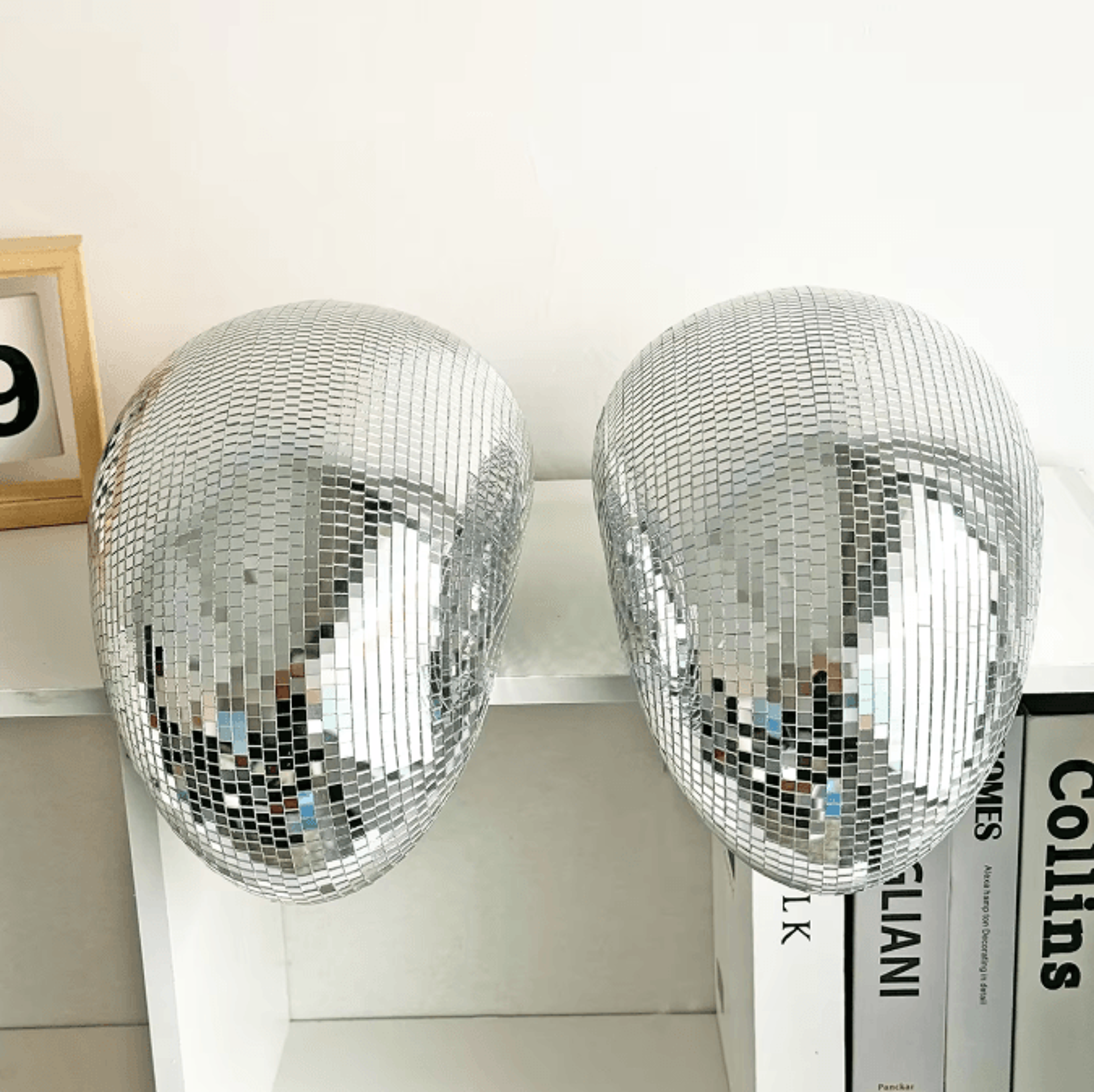 Handcrafted Melted Disco Ball Mirror  Funky Aesthetic Room Decor 2