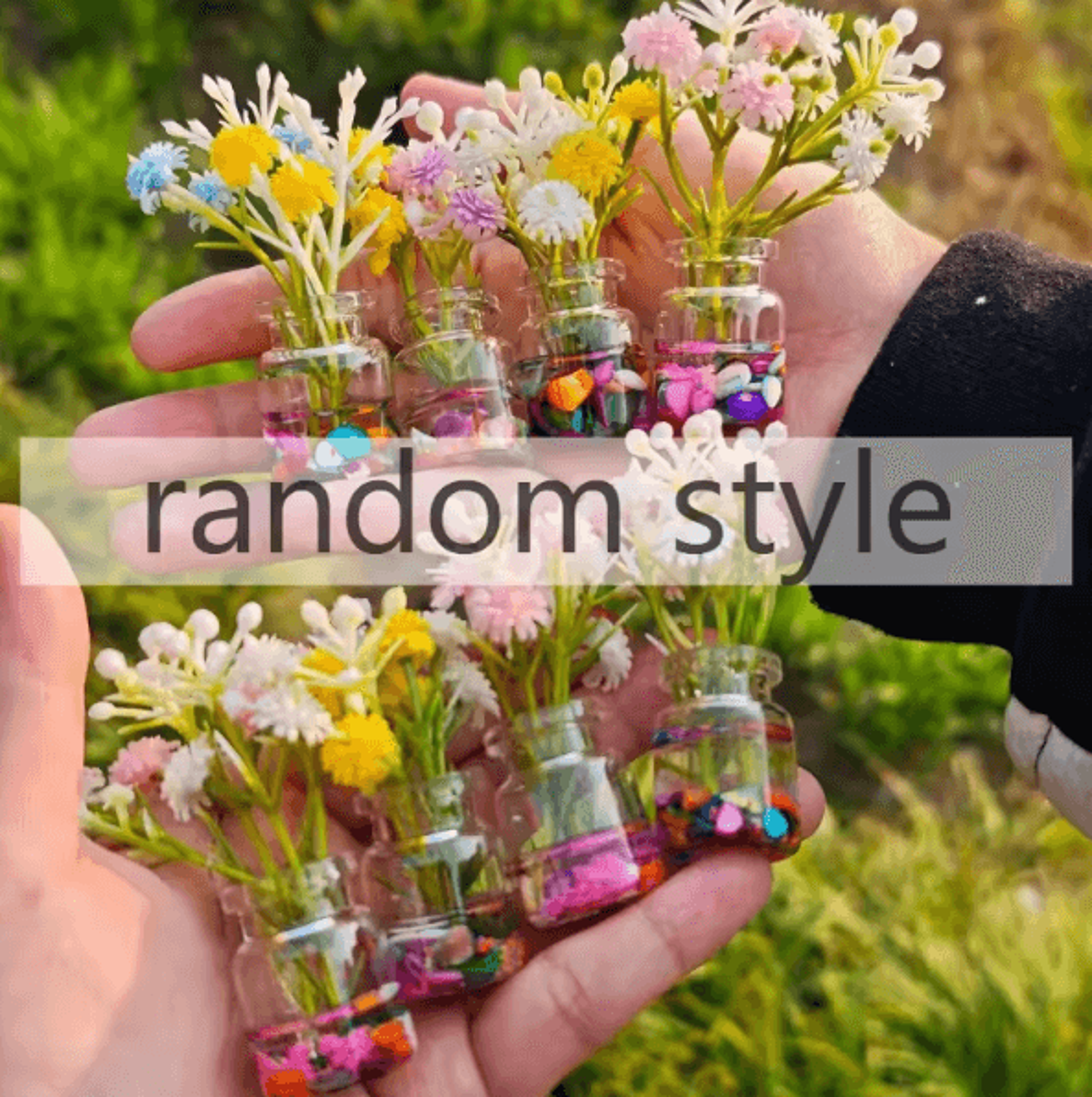 GlowintheDark Mini Flower Vase  Luminous Decorative Table Ornament 6