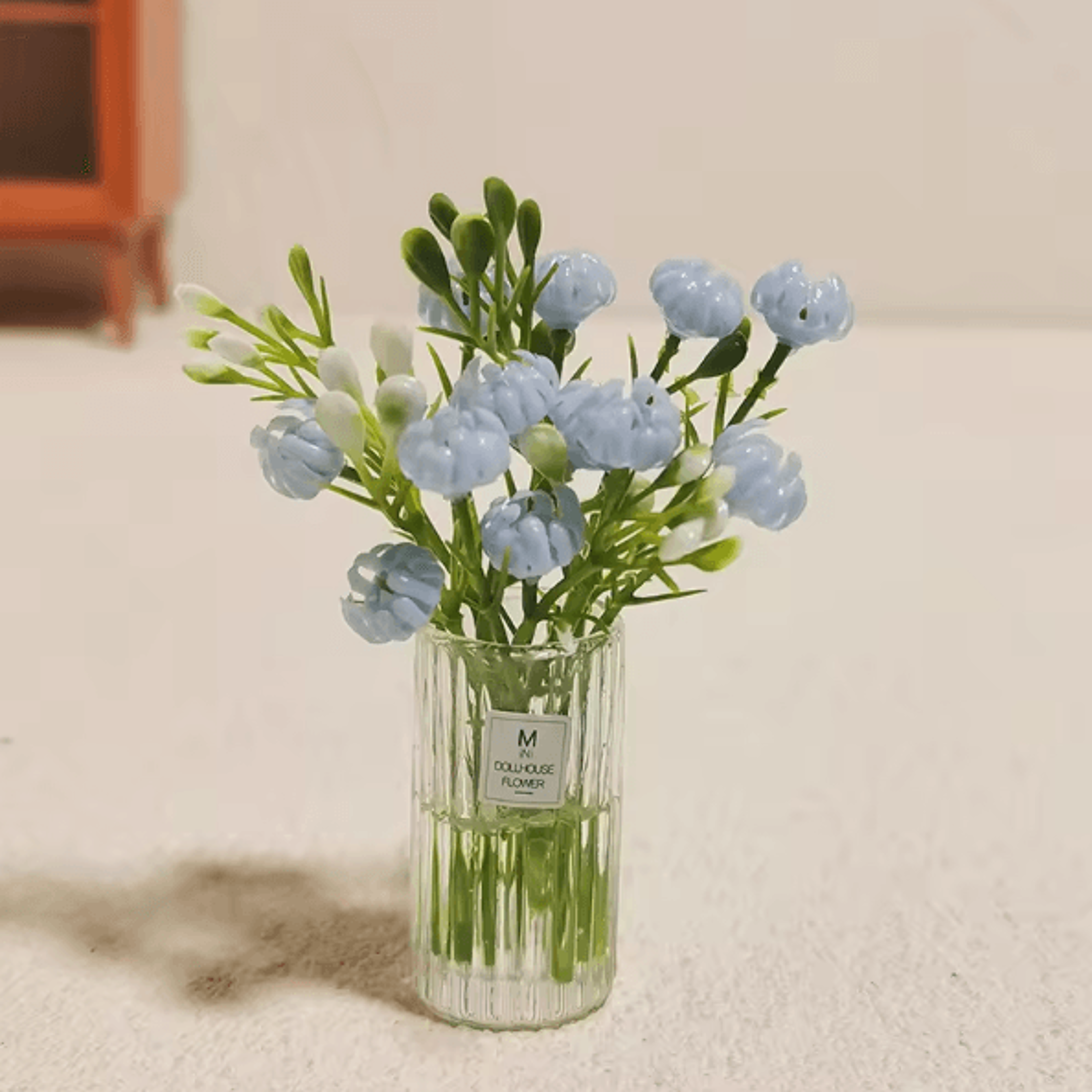 Miniature Flower Vase  Potted Plants  Realistic Dollhouse Decor Accessories 3