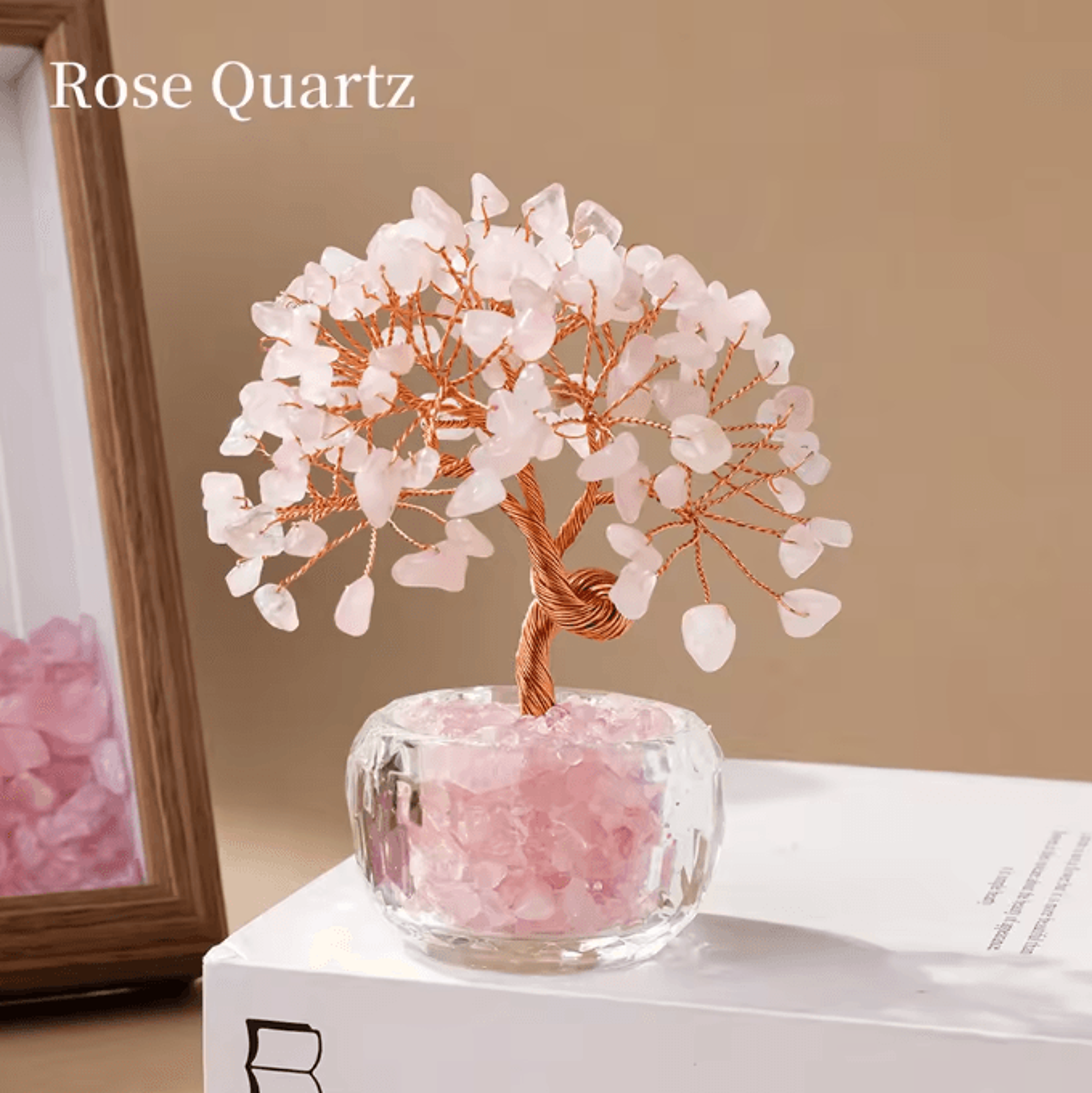 Natural Crystal Money Tree  Feng Shui Gemstone Abundance Decor 6