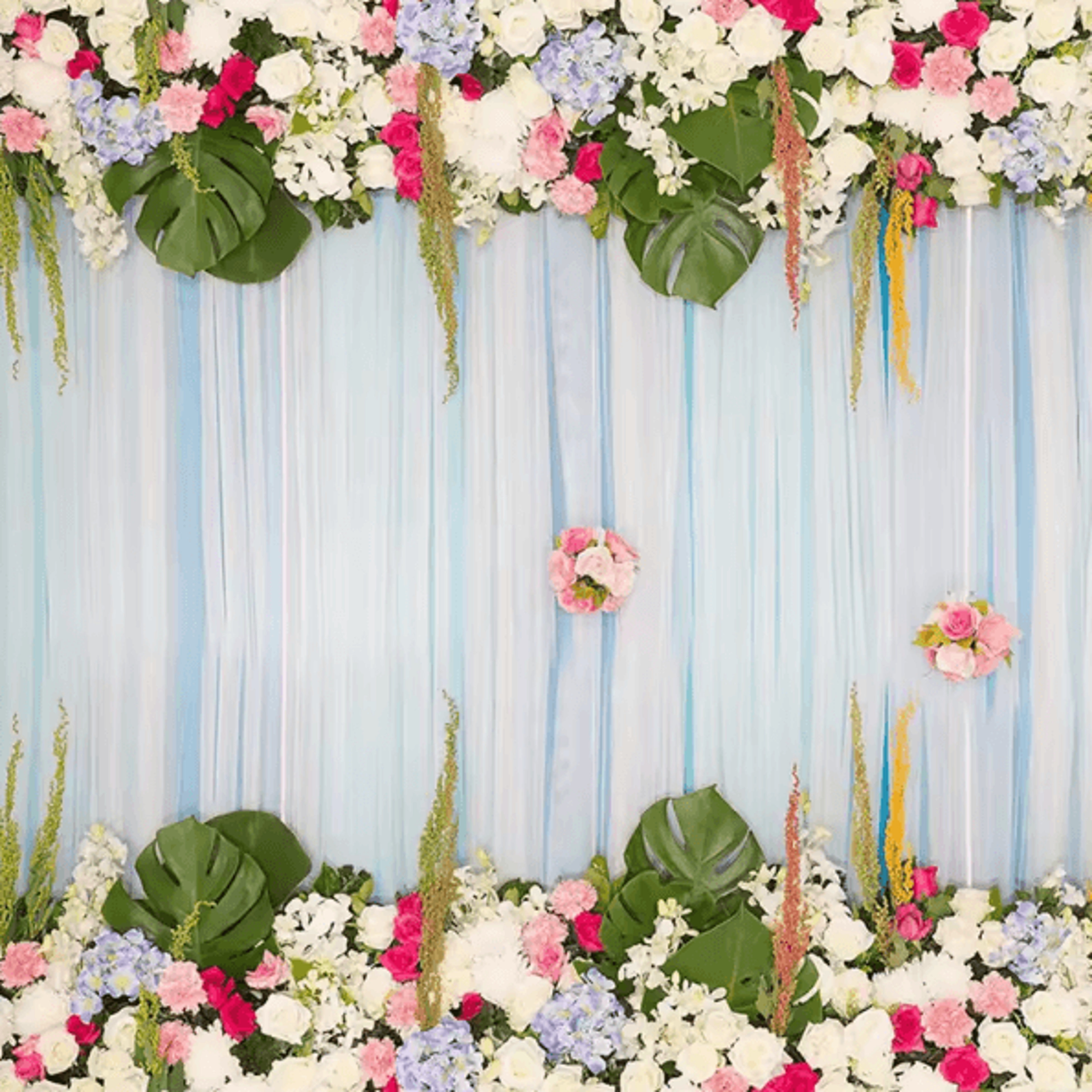 12PCS Artificial Tropical Palm Leaves  Hawaiian Luau Party  Home Decor Set 4