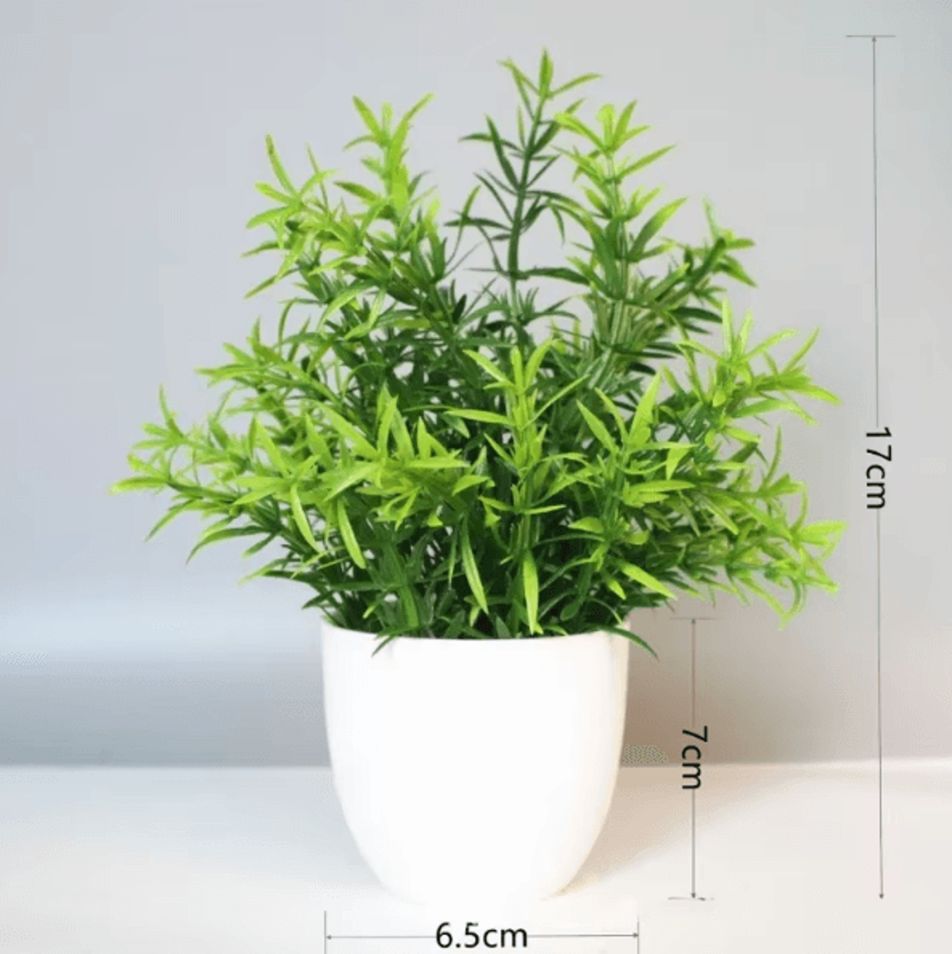 Artificial Bonsai Potted Plant  Realistic Plastic Greenery For Indoor  Outdoor Home Decor 2
