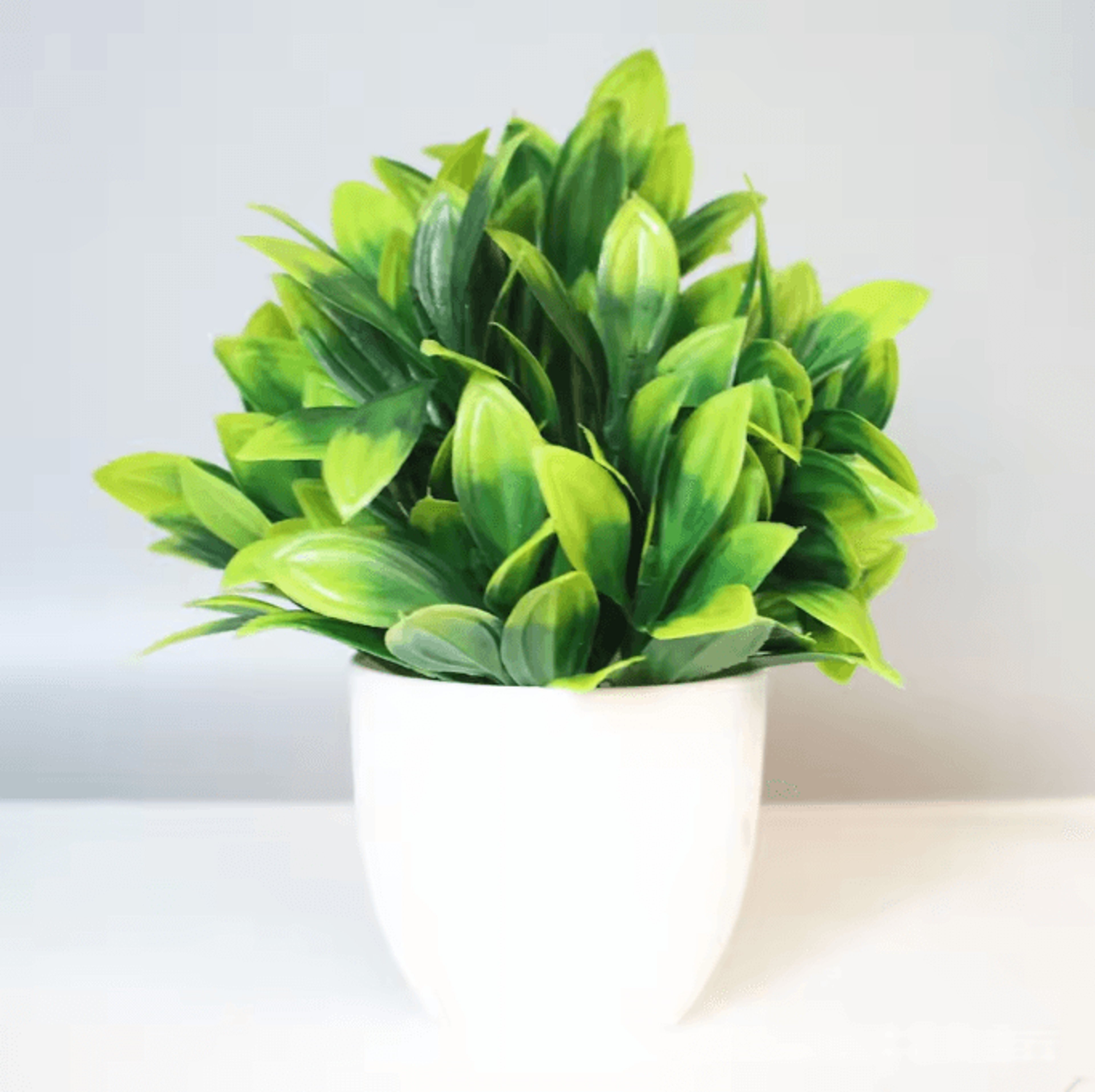 Artificial Bonsai Potted Plant  Realistic Plastic Greenery For Indoor  Outdoor Home Decor 11