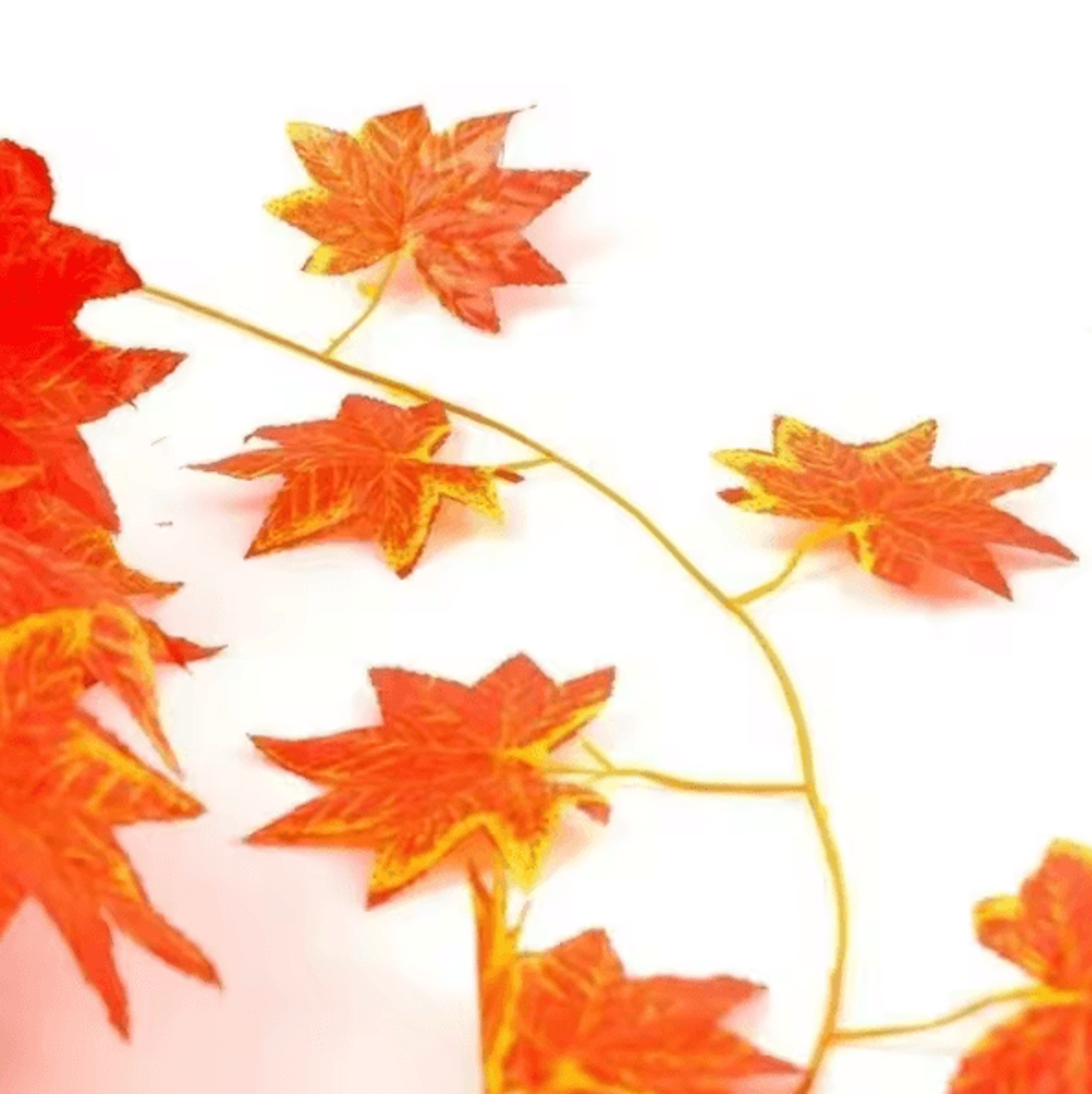 23M Artificial Maple Leaf Vine Garland  Autumn Fall Decor For Halloween Thanksgiving  Home 4