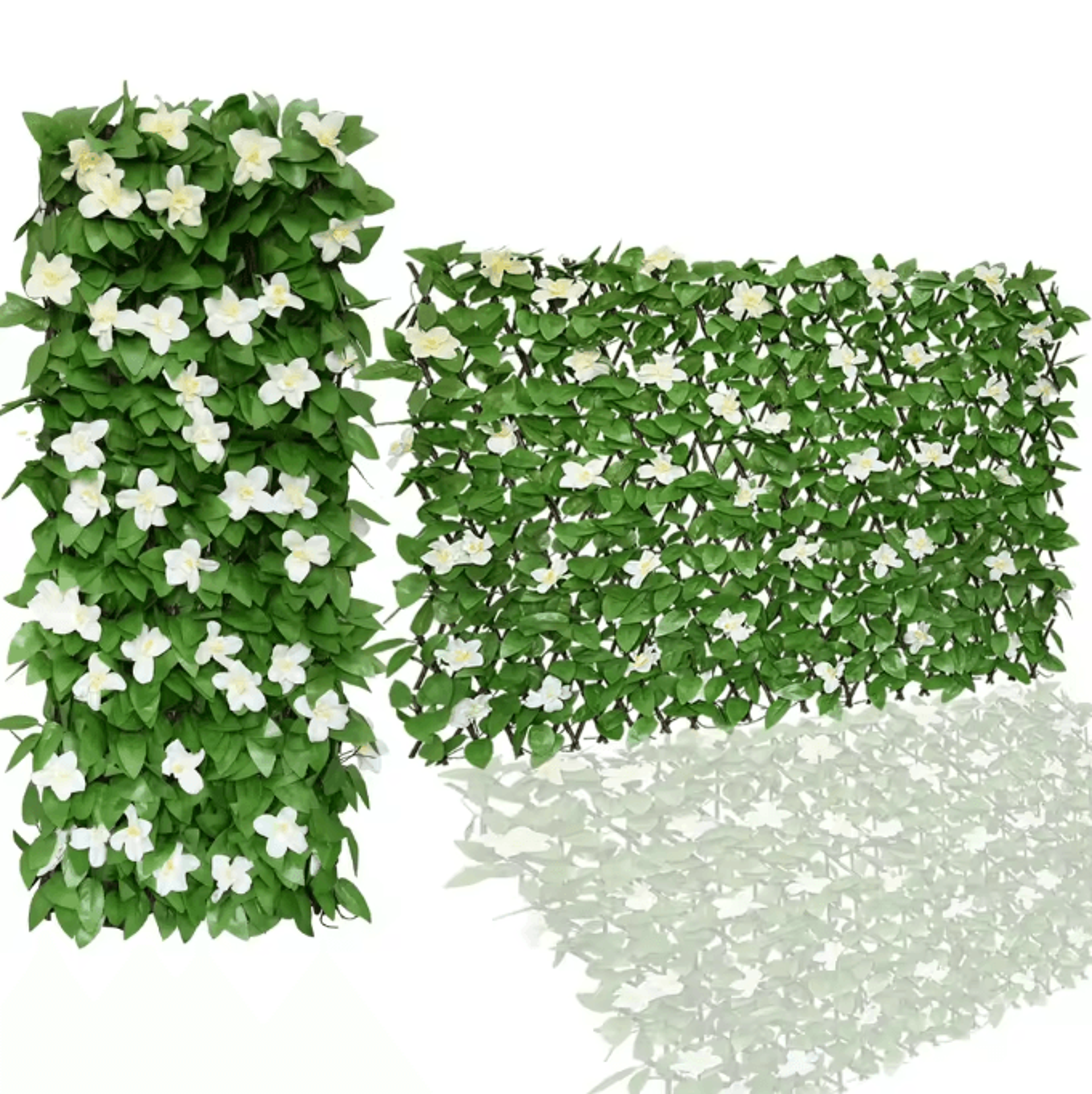 GreenScape Expandable Artificial Ivy Privacy Screen Fence For Balcony  Garden 5