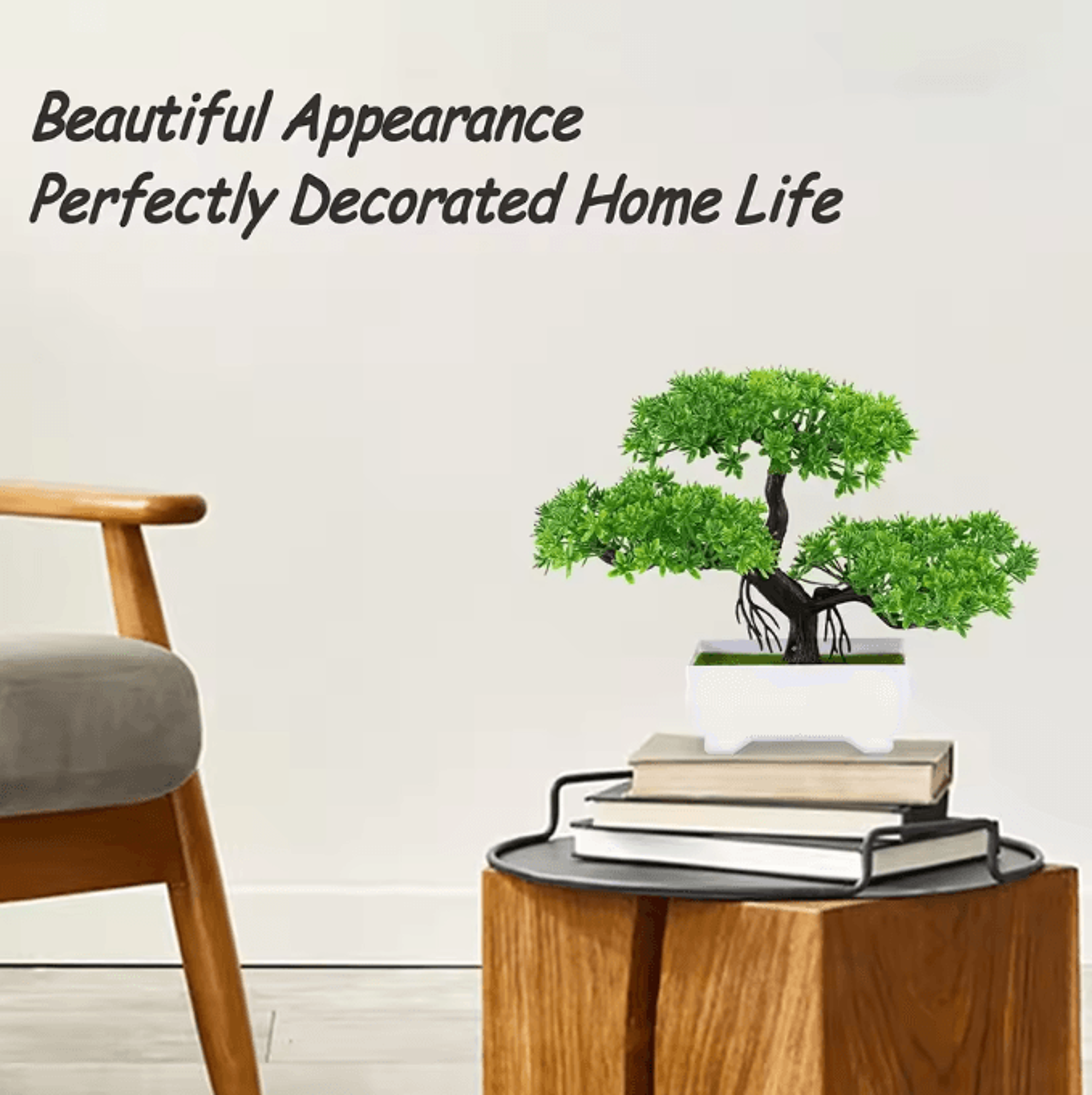 GreenZen Artificial Bonsai Plant Fake Flower Tree For Home  Garden Decor 0