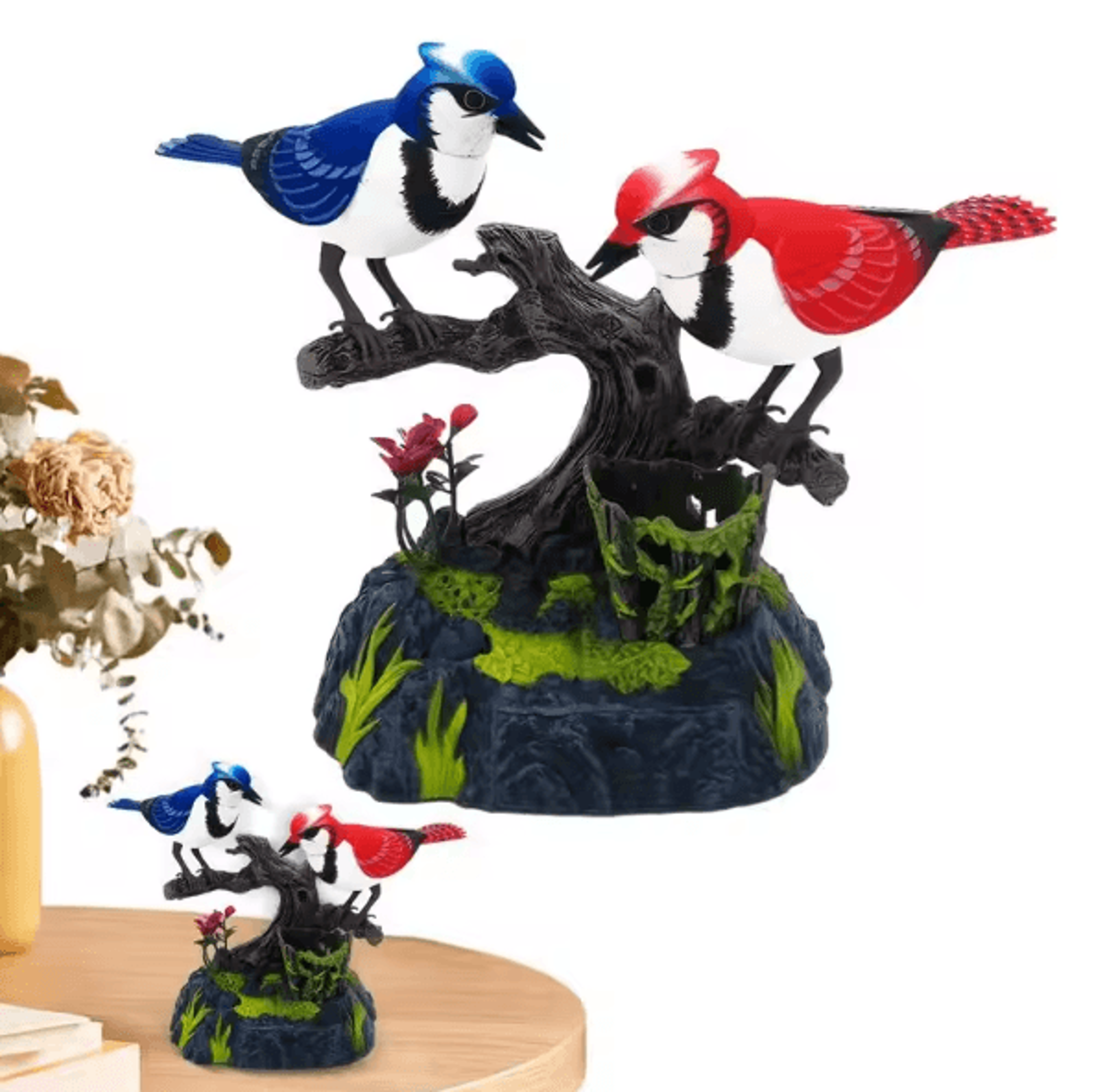 ColorGlow 2D Acrylic Bird Ornament Vivid Desktop Decoration For Home  Office 0