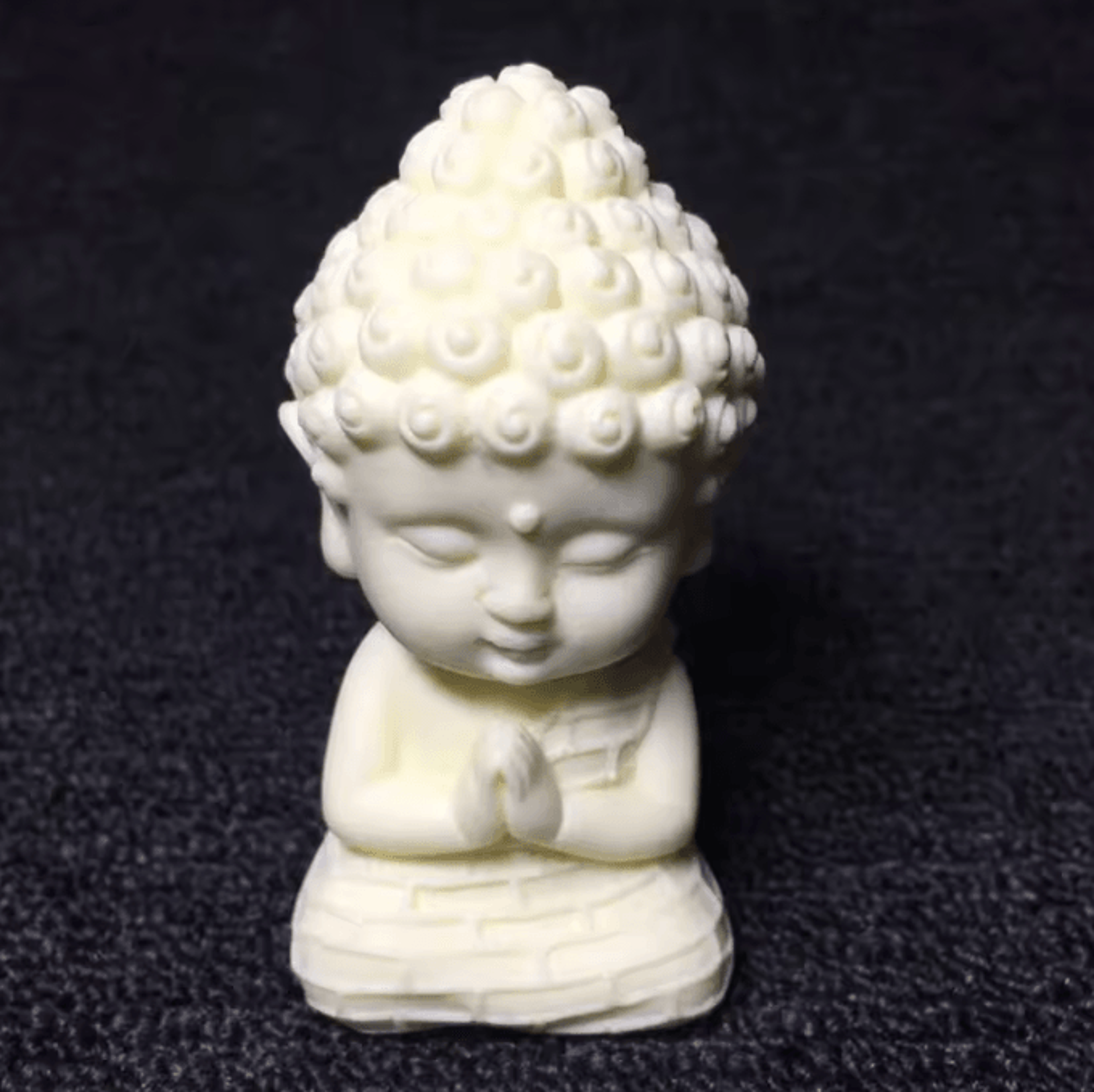 ZenJoy Q Version Cute Buddha Statue Mini Cartoon Desk Decor Spiritual Ornament 4