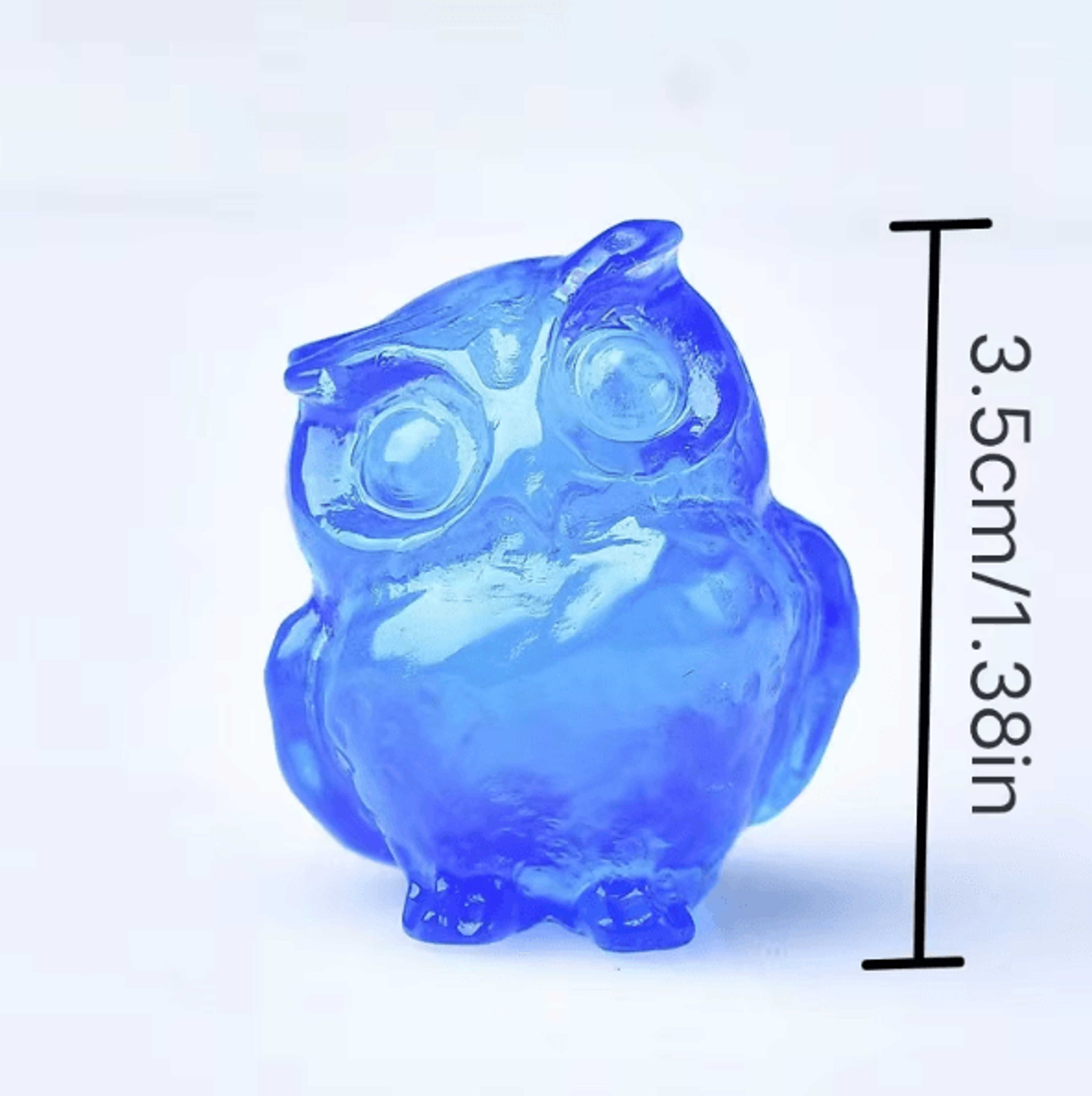 CrystalSpirit Natural Crystal Owl Figurine Healing Gemstone Decor For Home  Gifts 9
