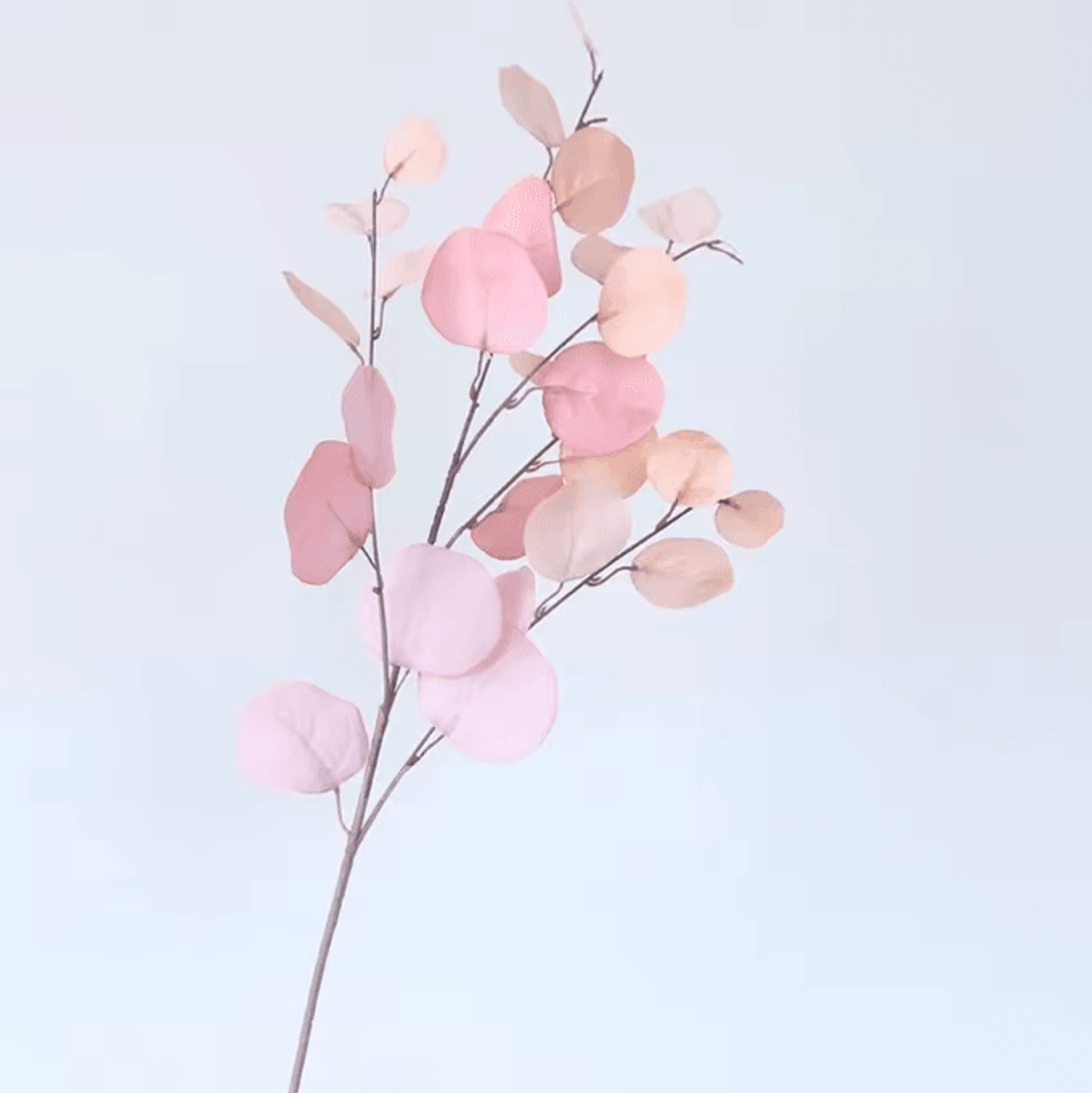 GreenVibe Long Stem Artificial Eucalyptus Leaves Wall And Vase Decor 12