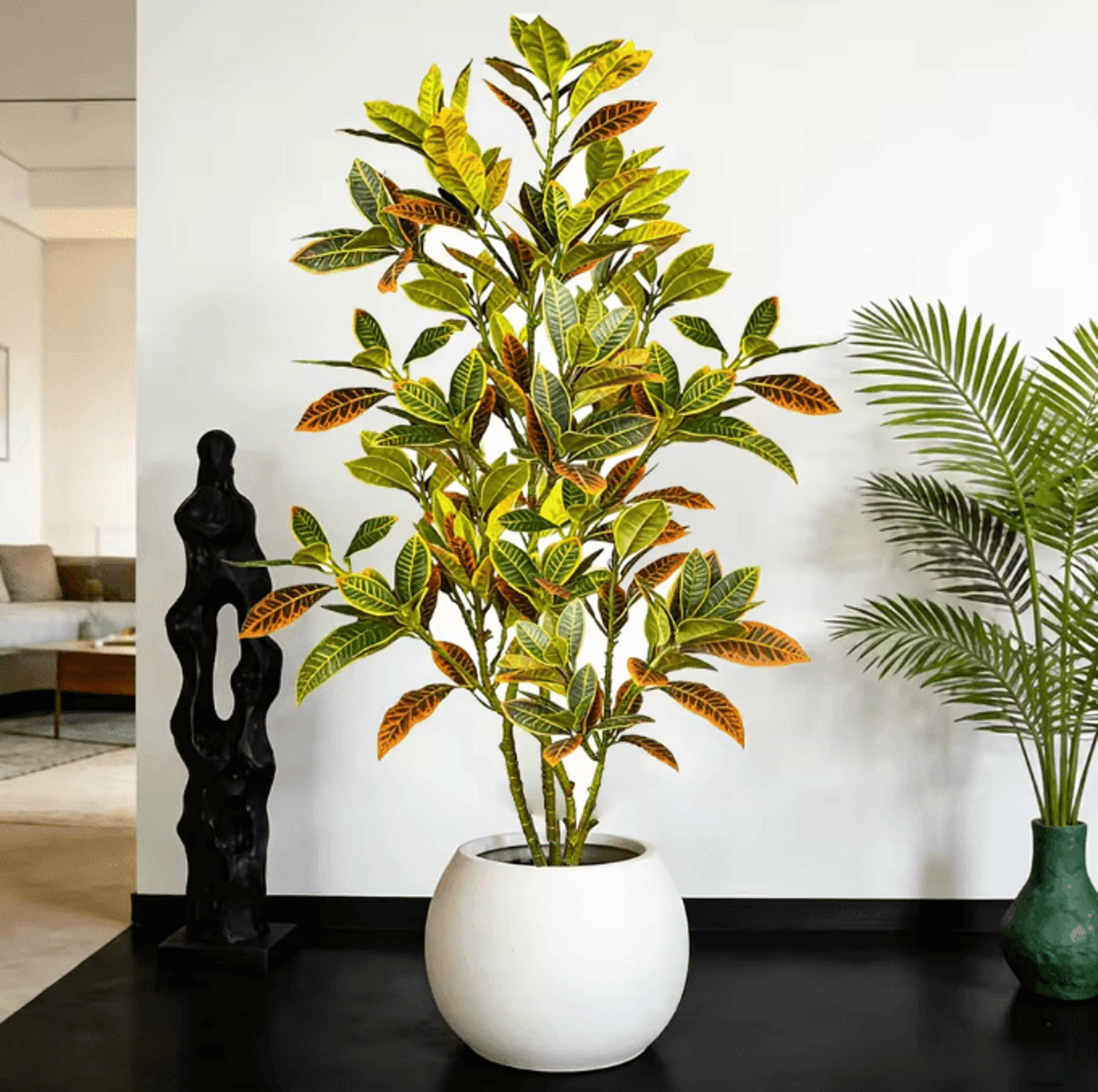 Large Artificial Banyan Tree Ficus Plant  Realistic Tropical Indoor Decor 2