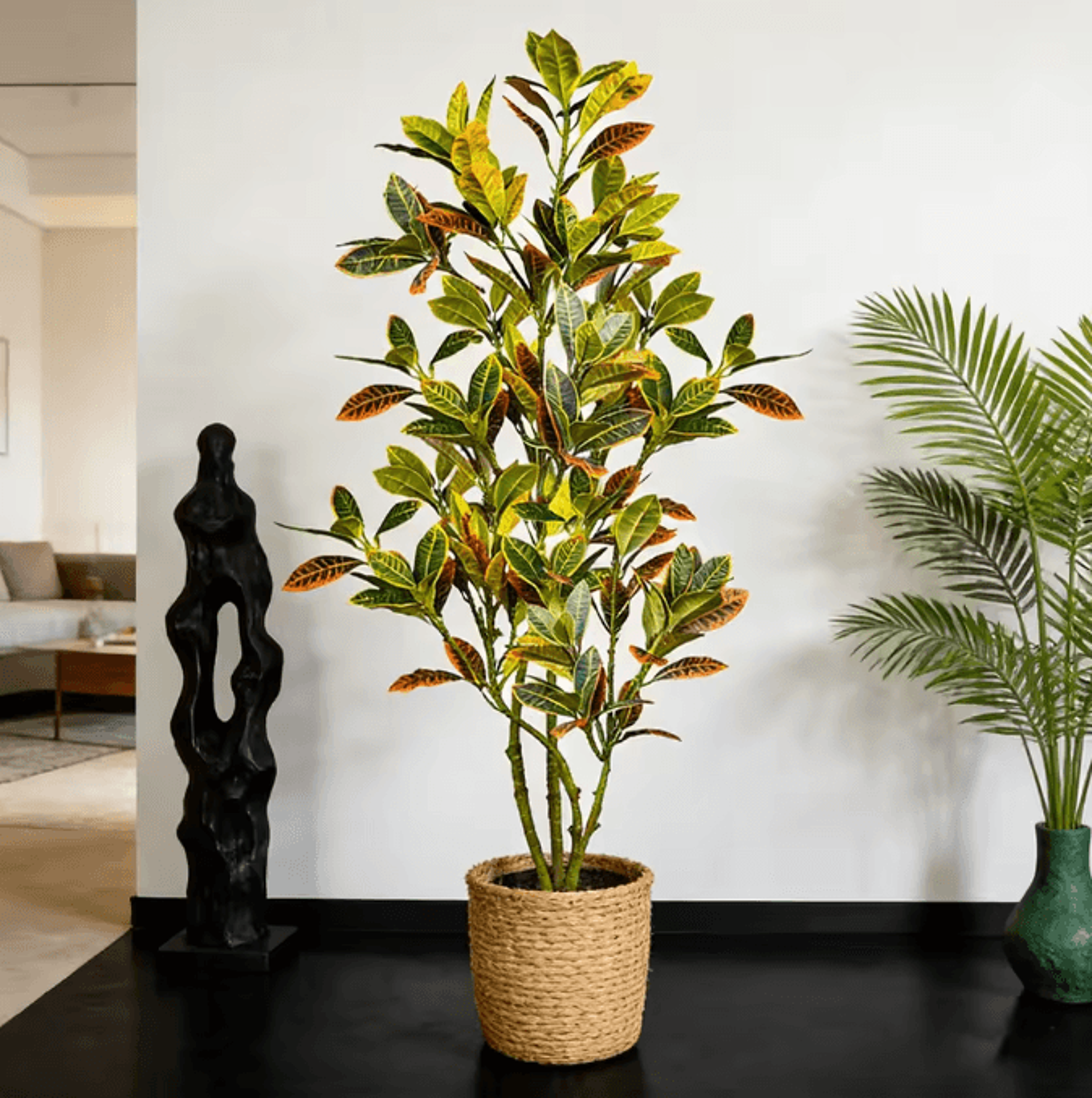 Large Artificial Banyan Tree Ficus Plant  Realistic Tropical Indoor Decor 3
