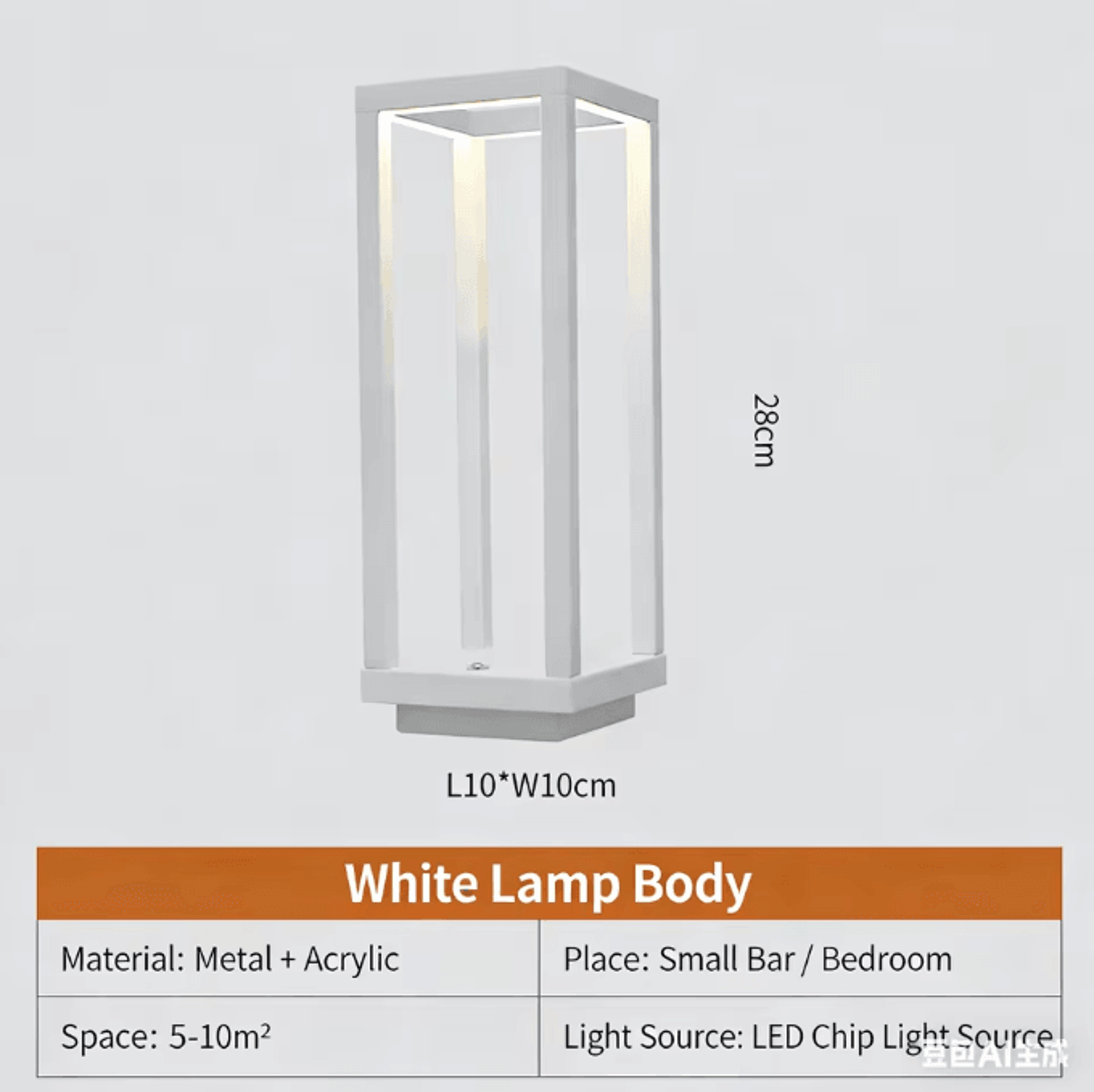Rechargeable LED Table Lamp  Modern Cordless Restaurant  Home Decor Light 5