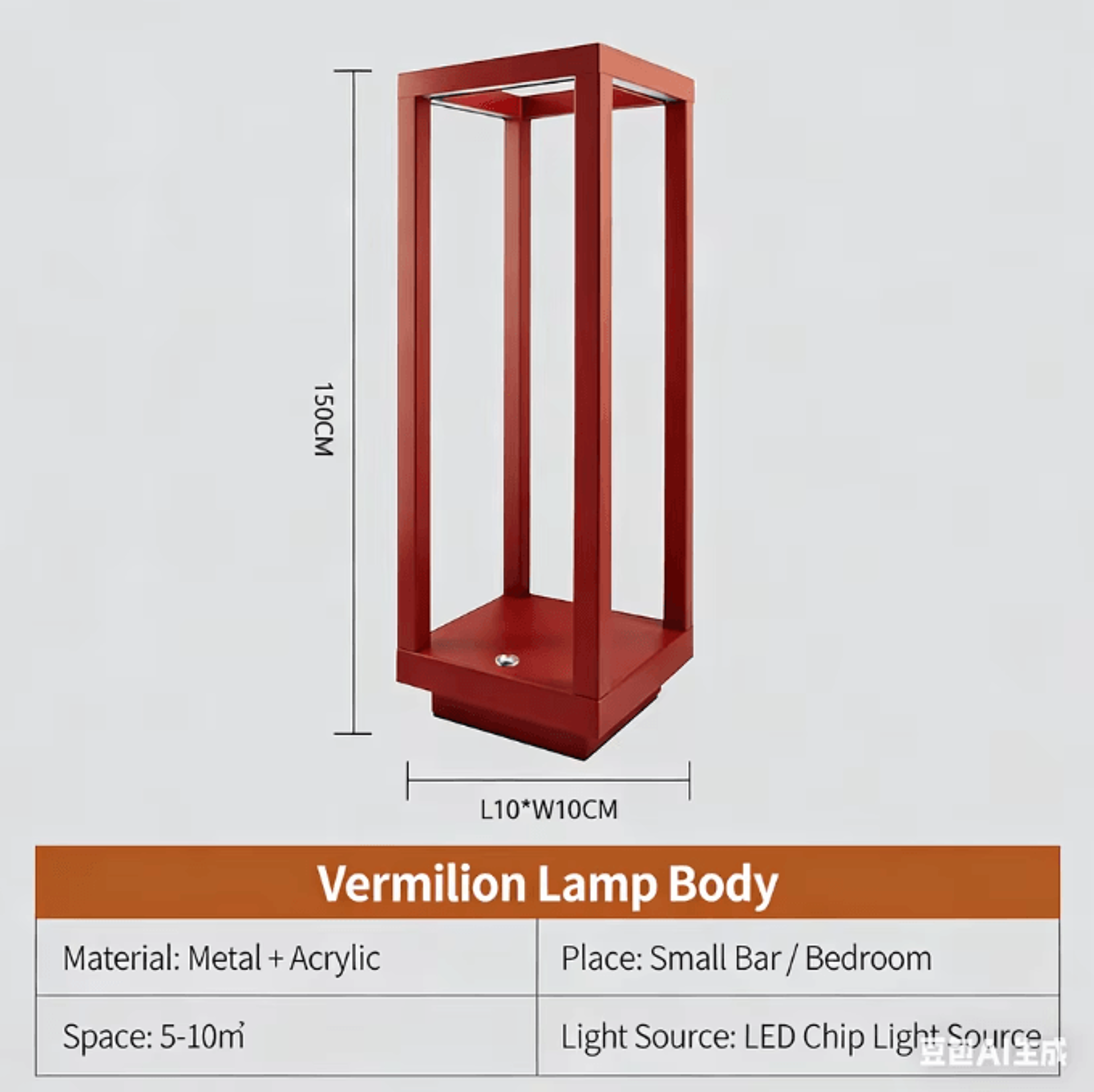 Rechargeable LED Table Lamp  Modern Cordless Restaurant  Home Decor Light 7