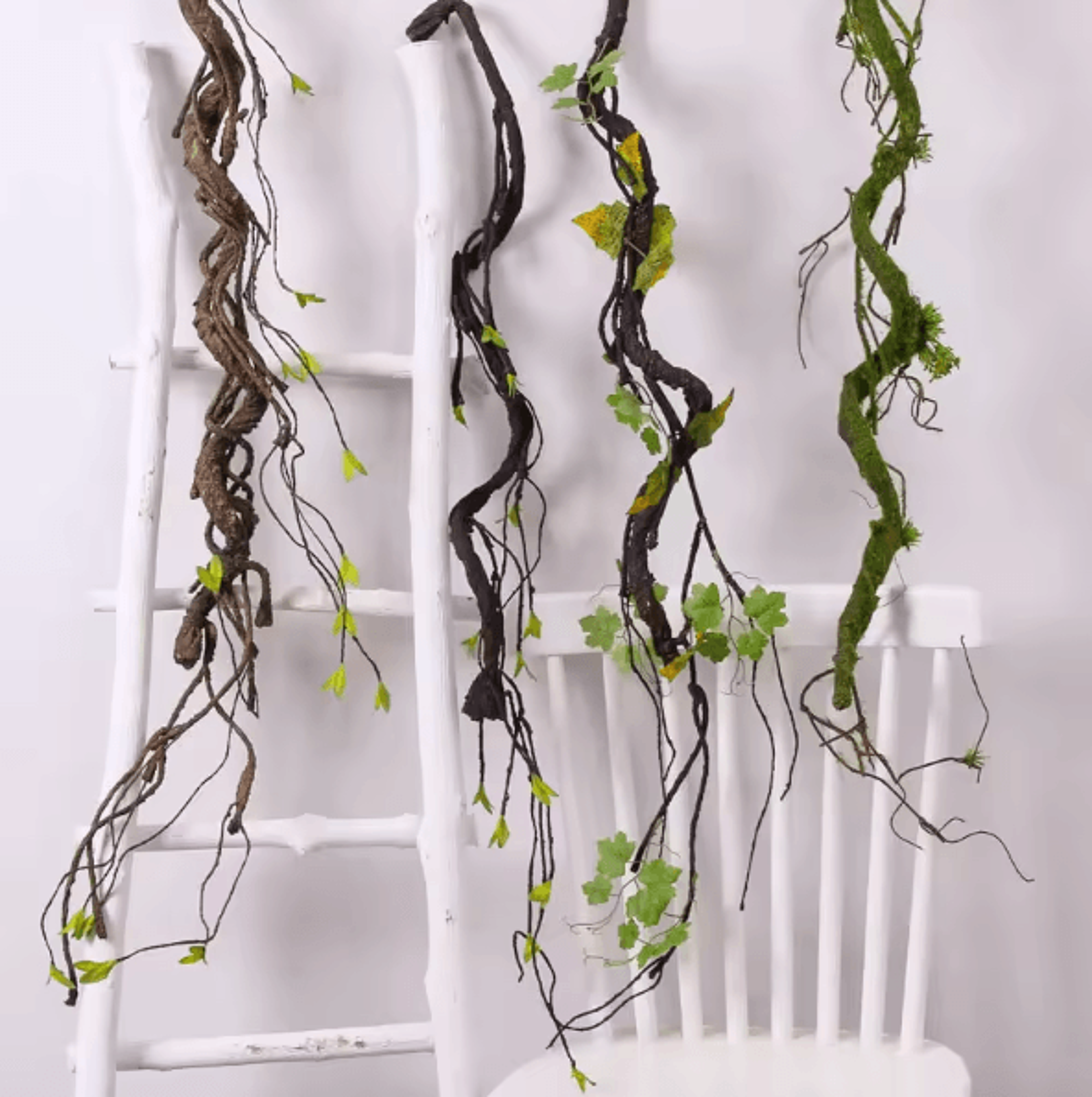 Artificial Rattan Vine Branches  Hanging Rustic Wall Decor For Weddings  Home Styling 0