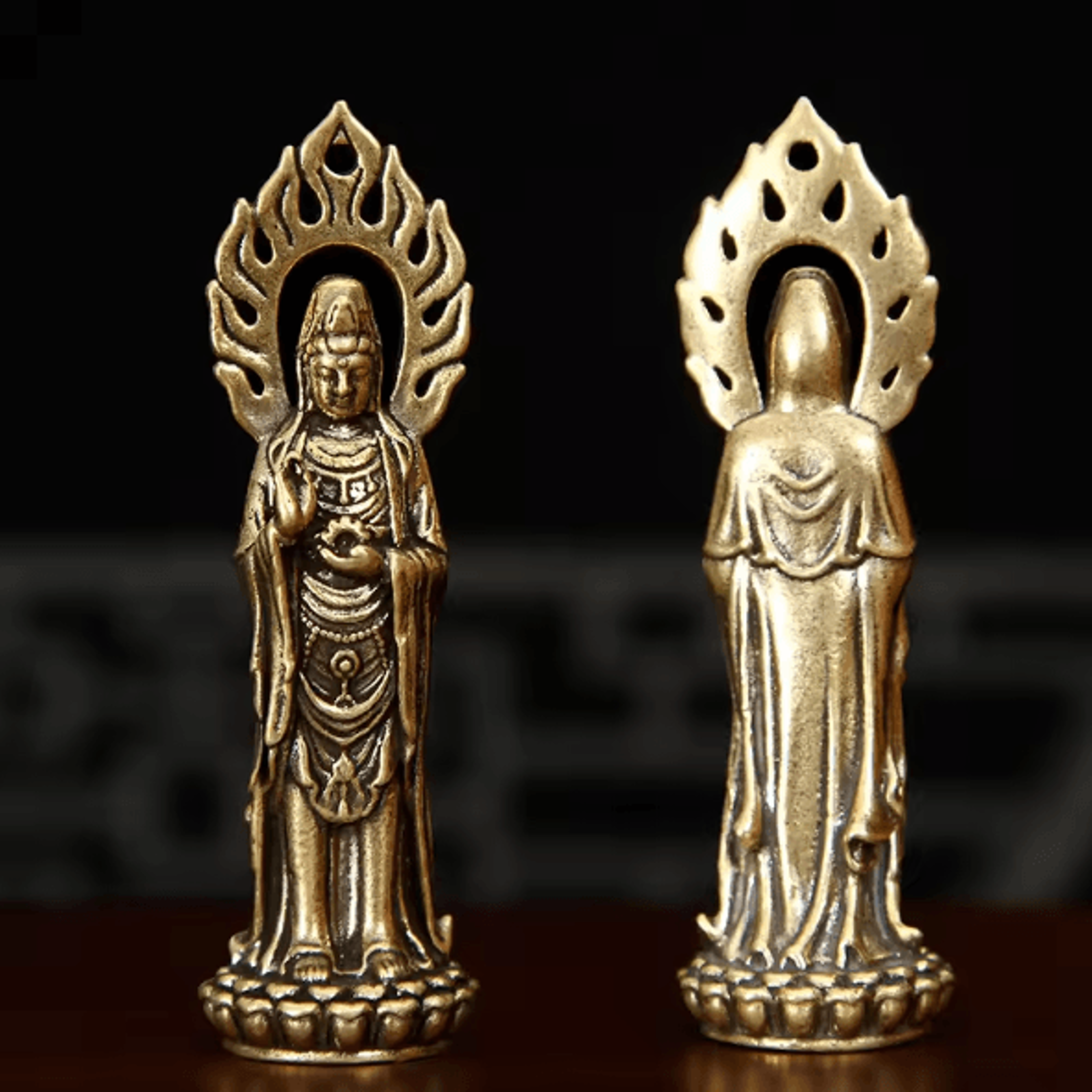 Elegant Buddha Guanyin Statue For Buddhist Home And Desktop Decoration 1