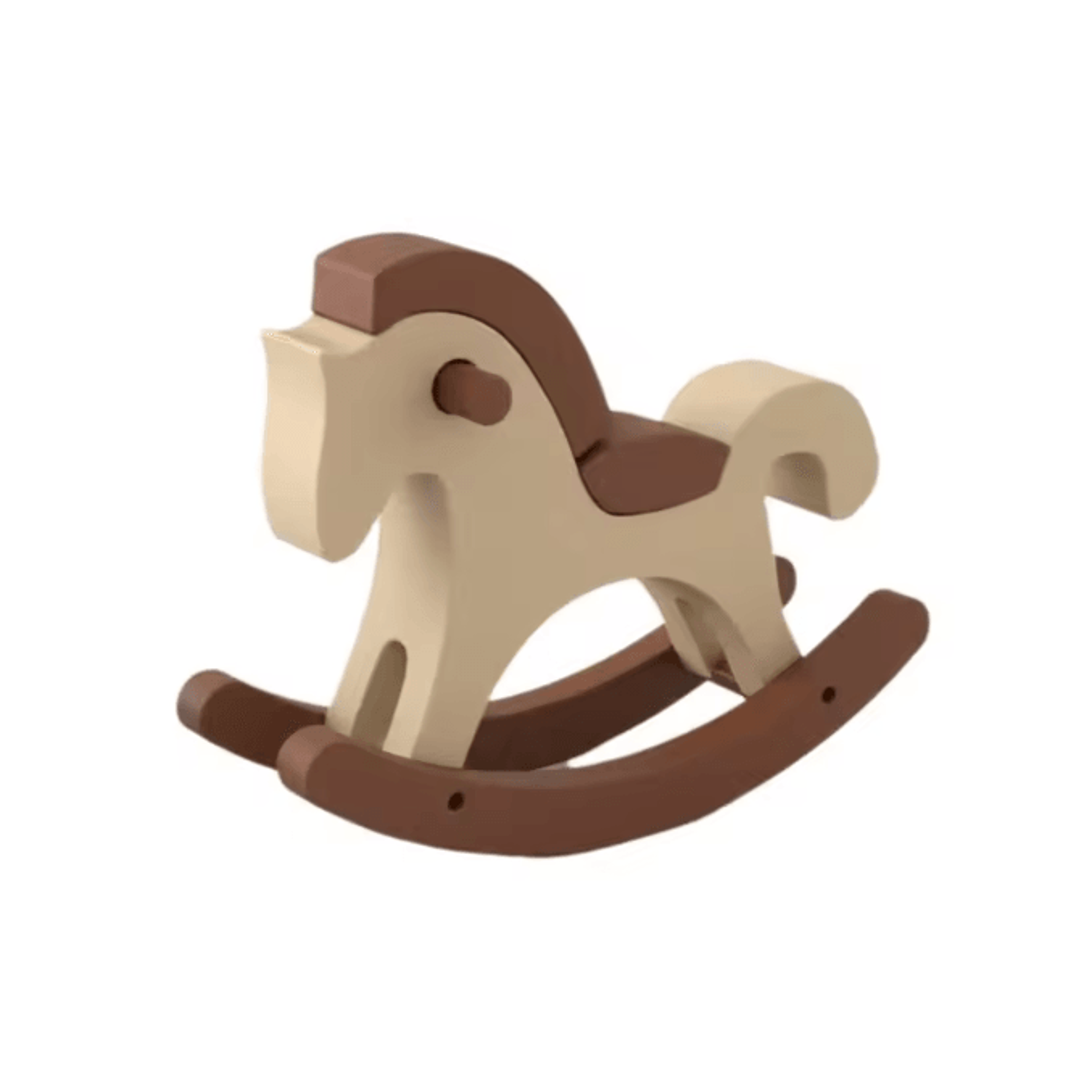 Chinese Style 3D Printed Swinging Pony Ornament For Desktop And Home Decor 5