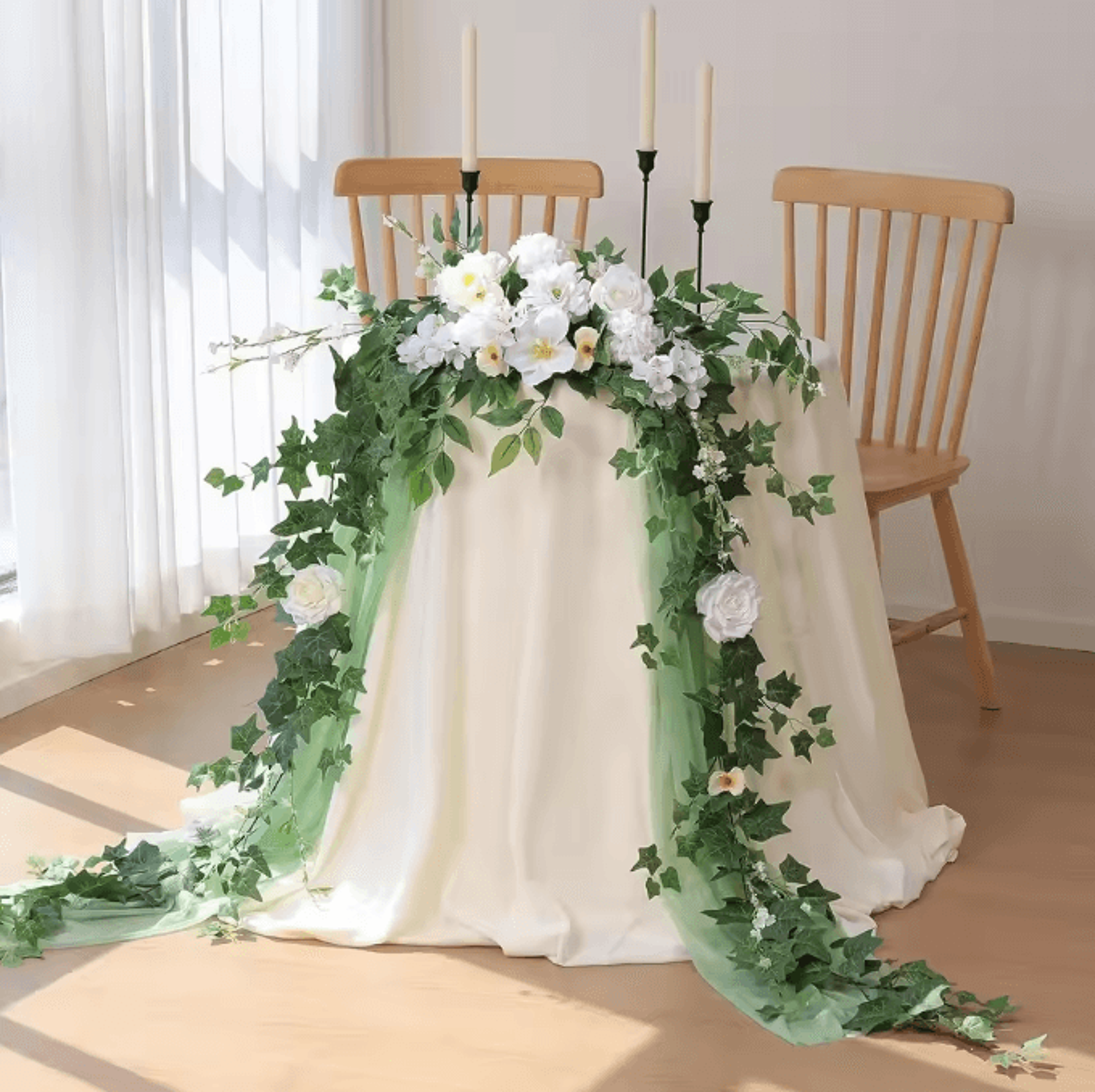 Artificial Ivy Garland Hanging Greenery For Indoor Outdoor Wall And Wedding Decor 3