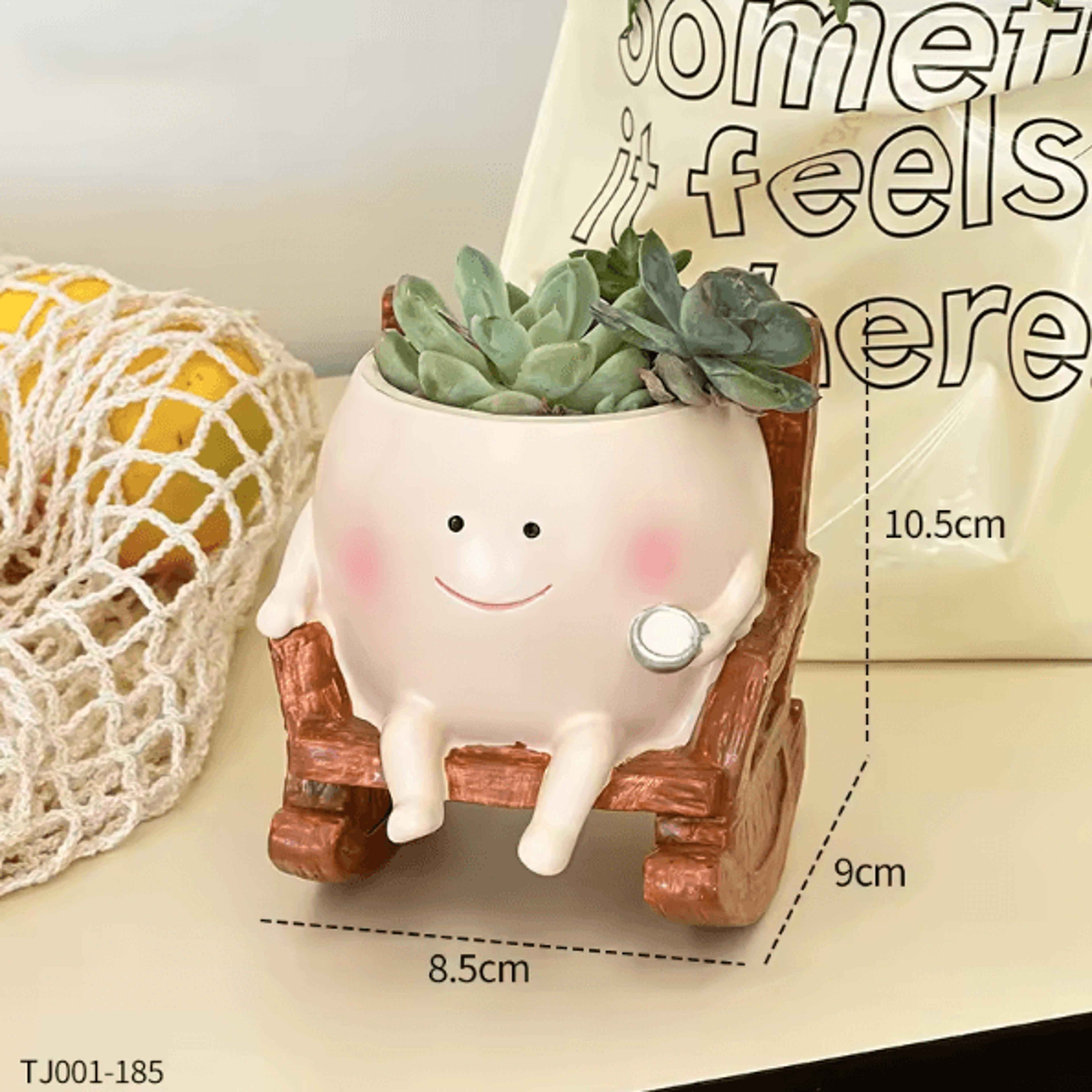Cute Cartoon Ghost Succulent Planter Pot For Home Office And Desk Decor 4