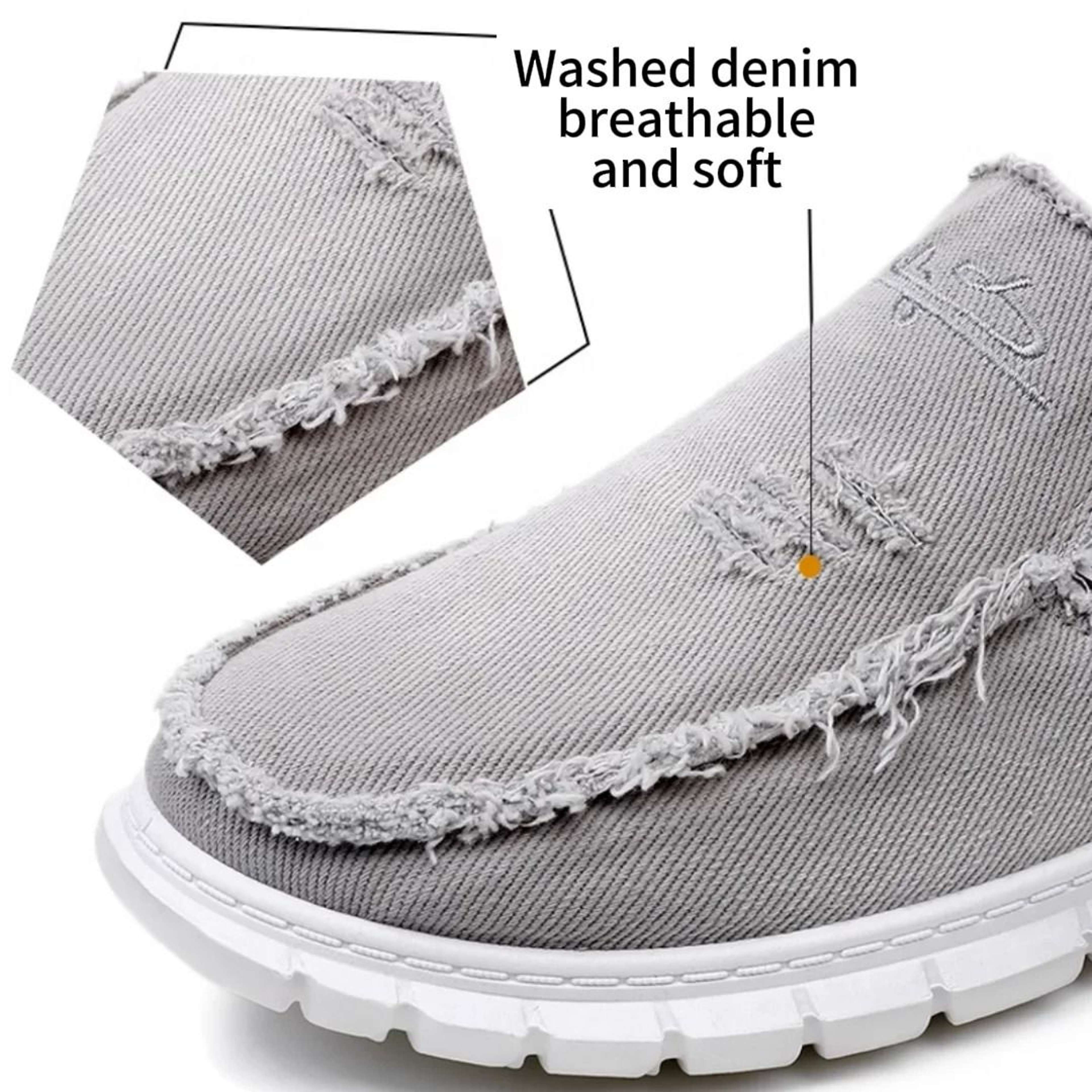 Womens Daisy Embroidered Denim Casual Sneakers 3
