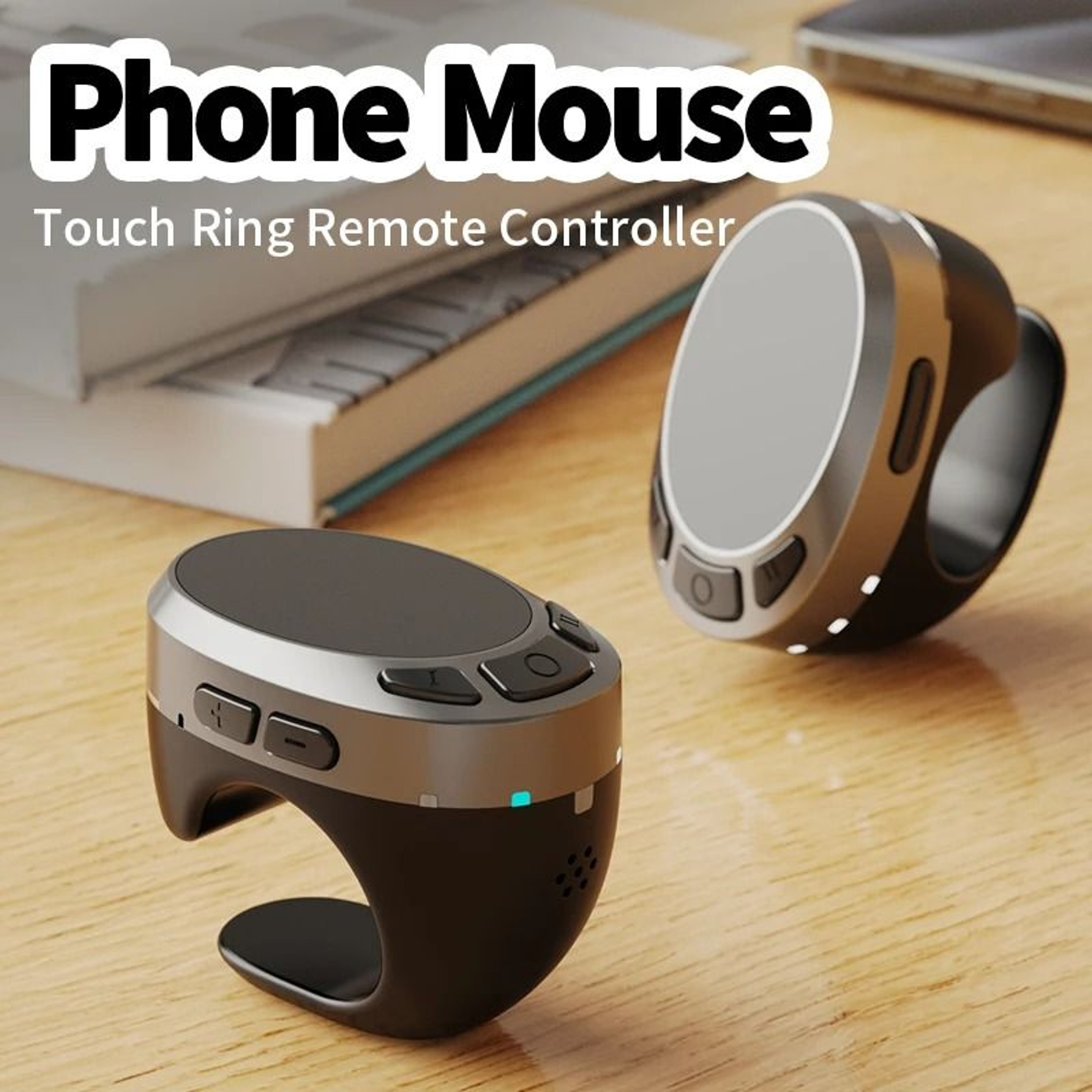 Bluetooth Remote Scrolling Ring Page Turner 0