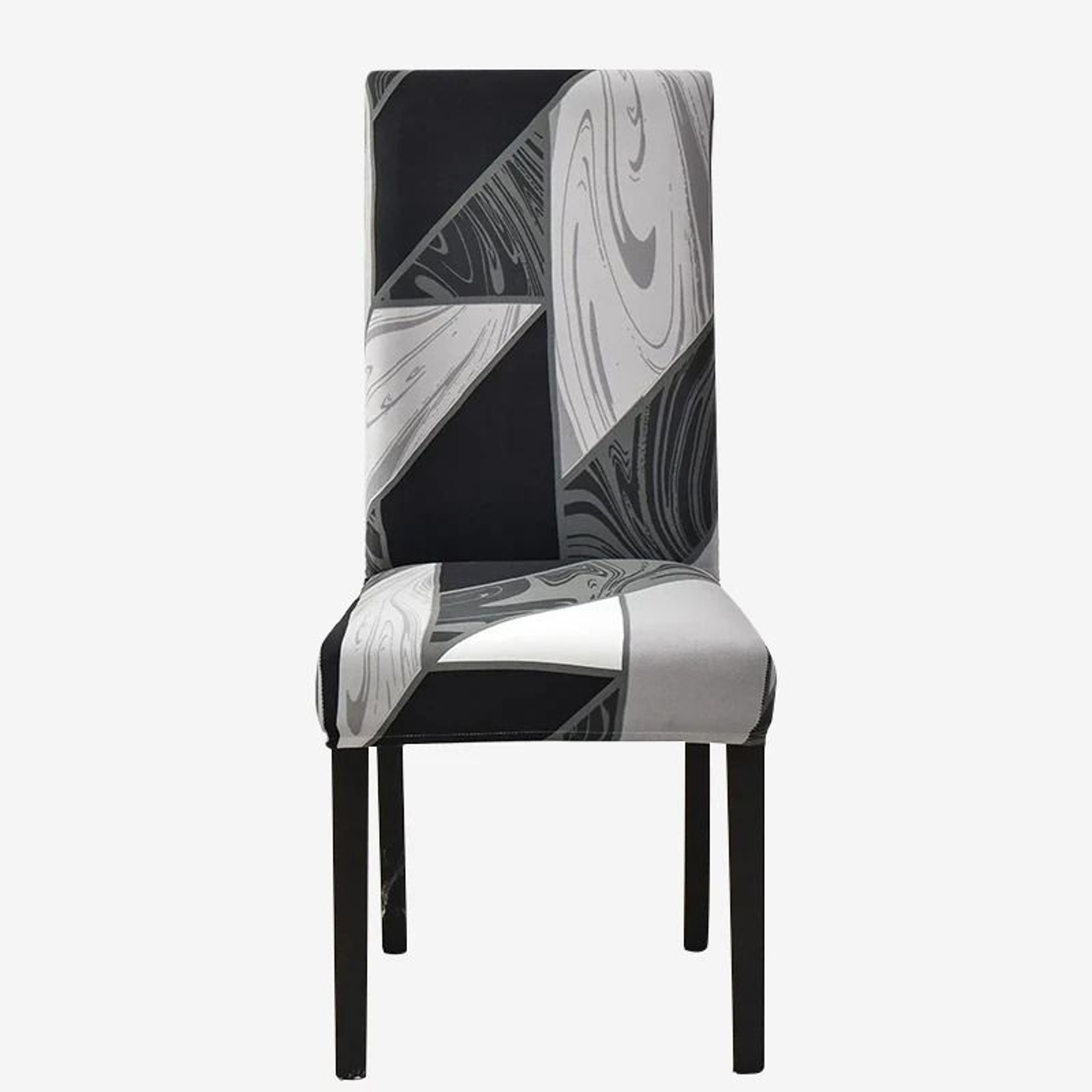 Stretch Fit Printed Dining Chair Cover 9