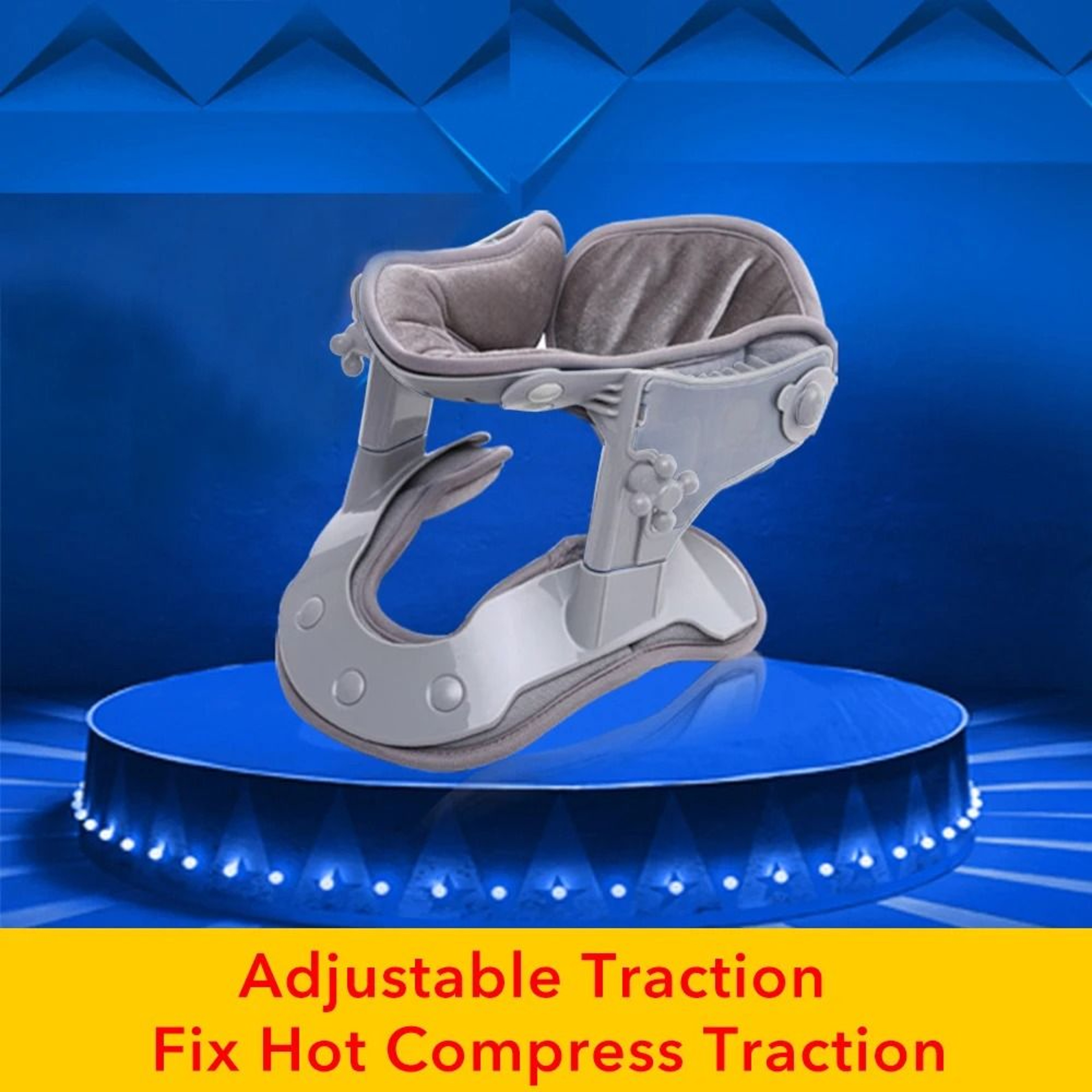 Inflatable Heated Cervical Neck Traction Support 3