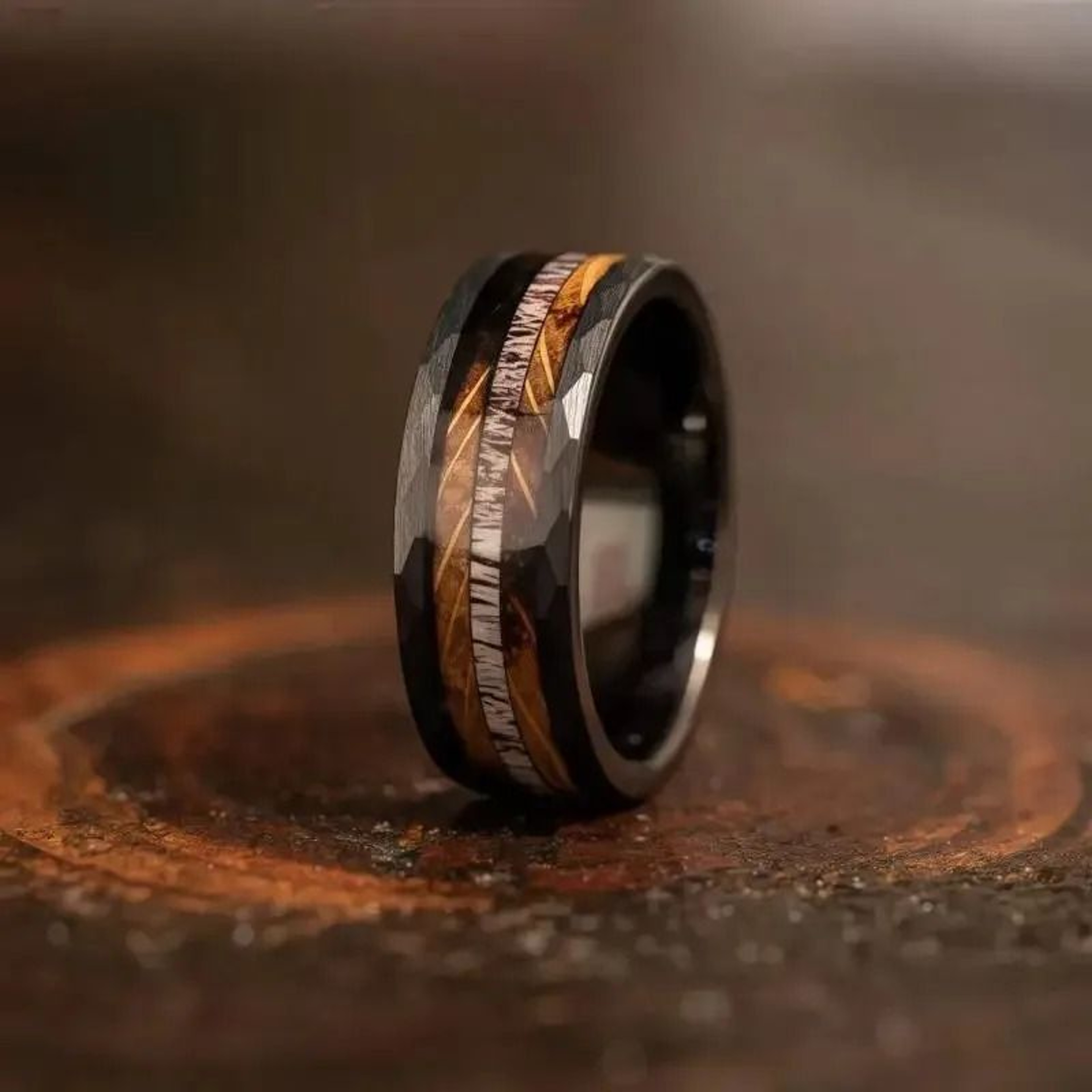 Why Choose Our Whiskey Barrel Wood Guitar String Wedding Band 7