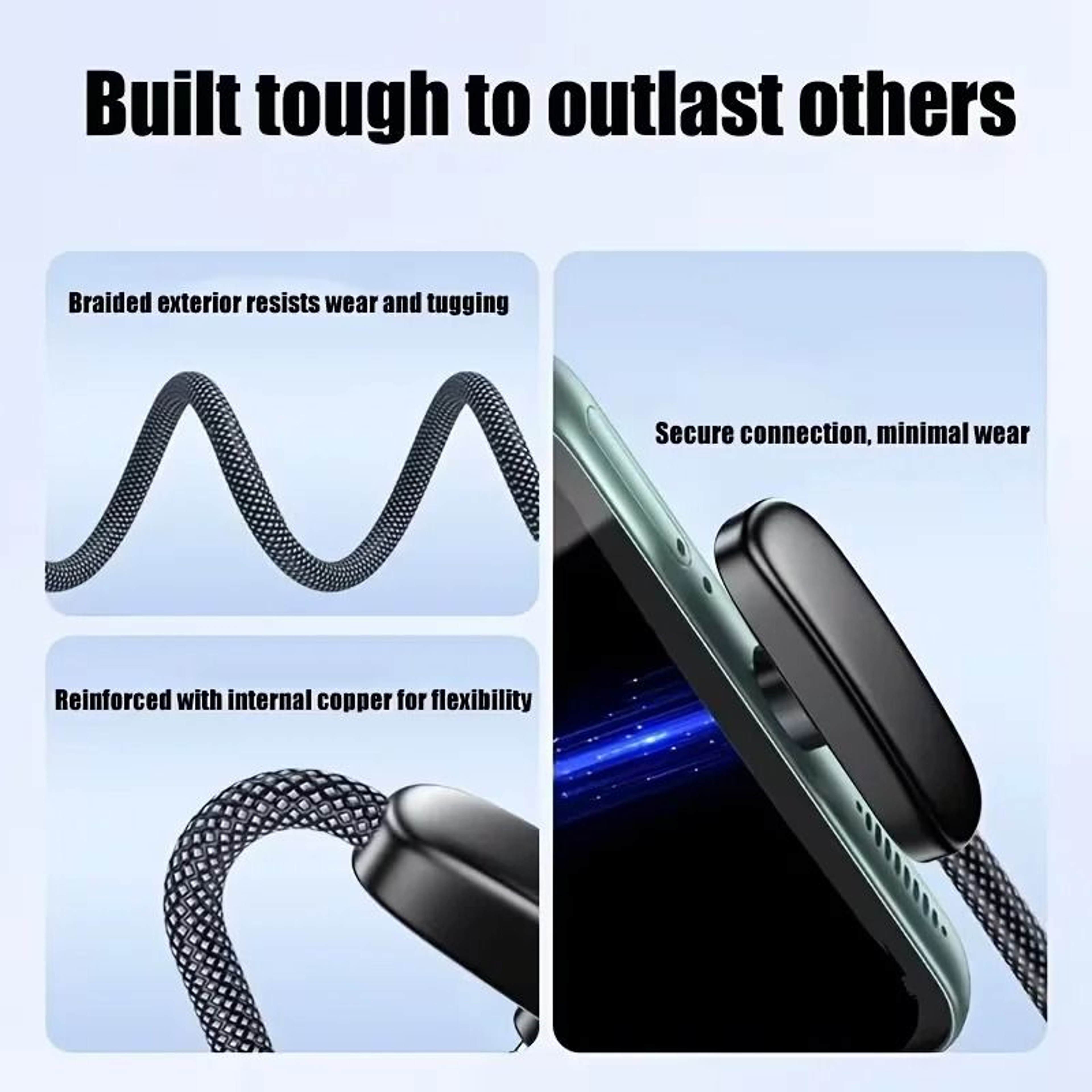 100W Right Angle USB C Fast Charging Cable 2