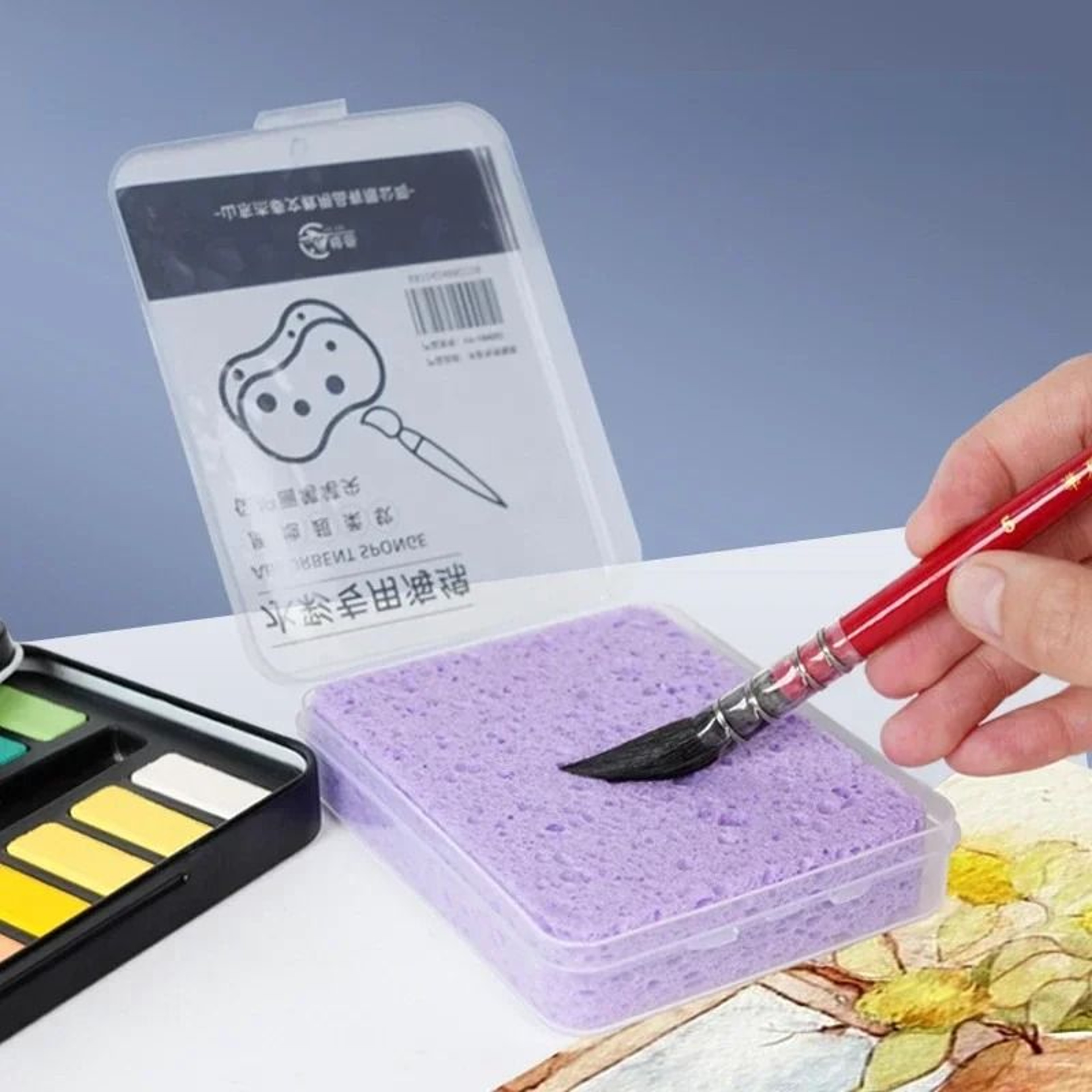 Watercolor Painting Cleaning Sponge Set 0