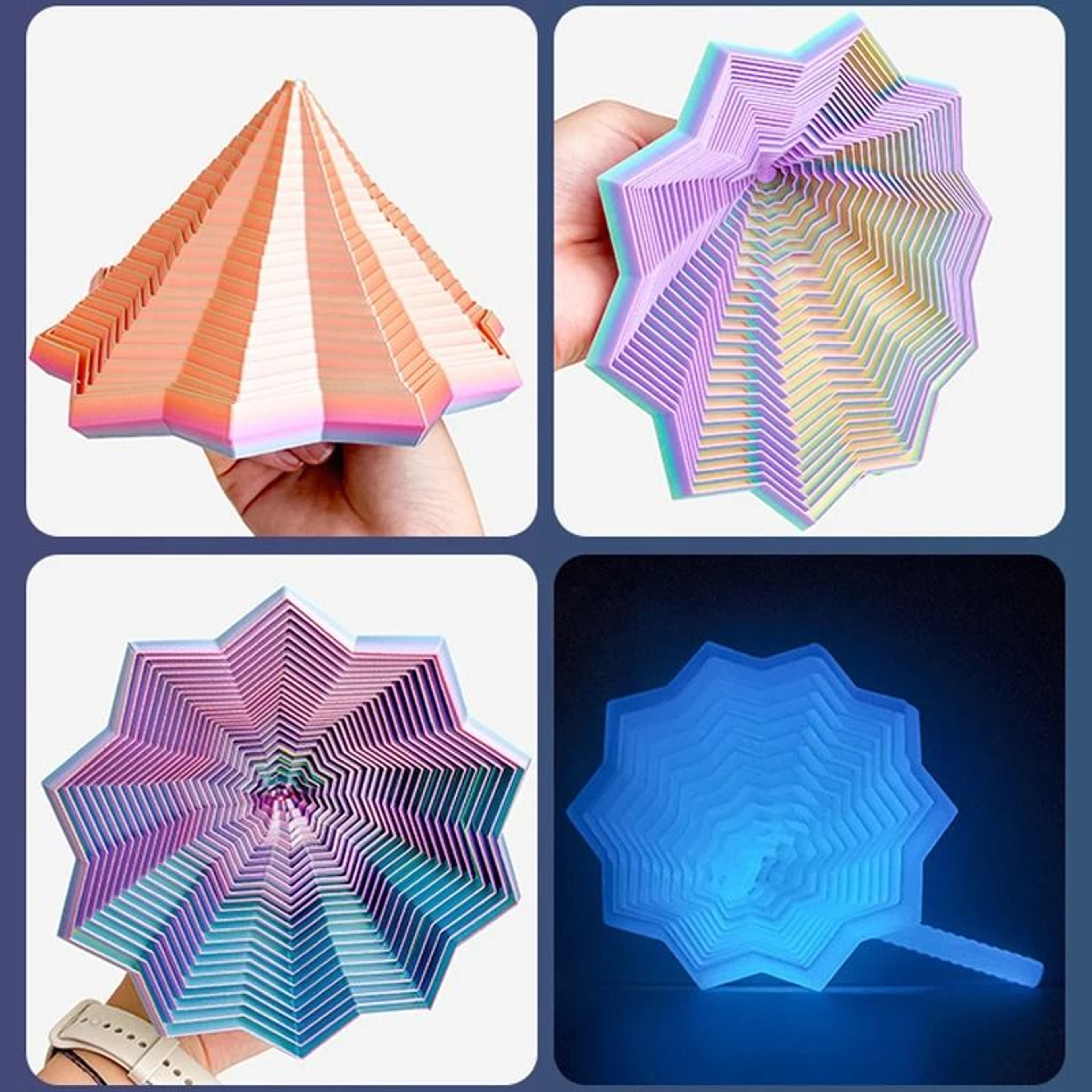 3D Printed Expanding Sensory Fidget Star 5