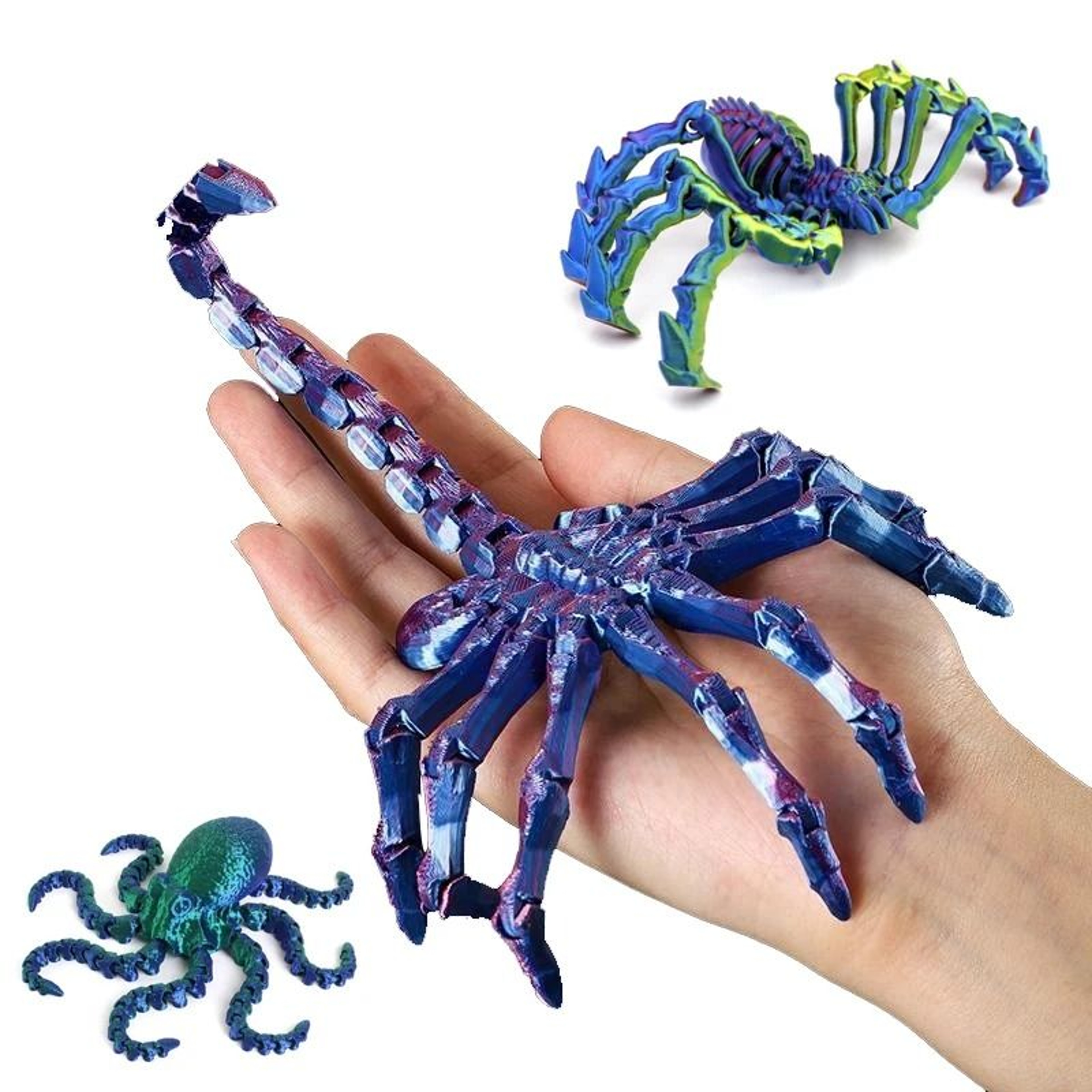 3D Printed Articulated Animal Collection 4