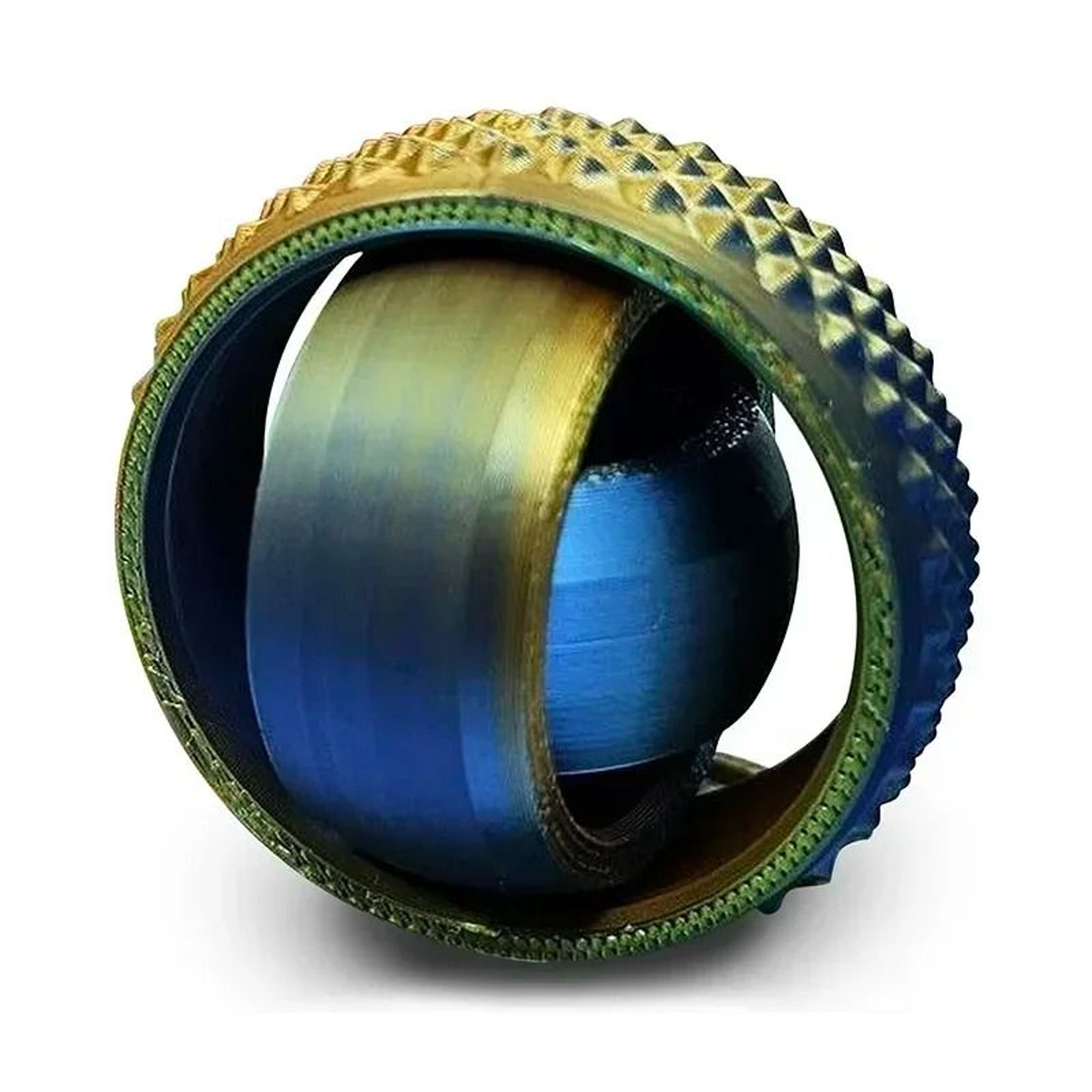 3D Printed Rotating Gyroscope Fidget Toy 7