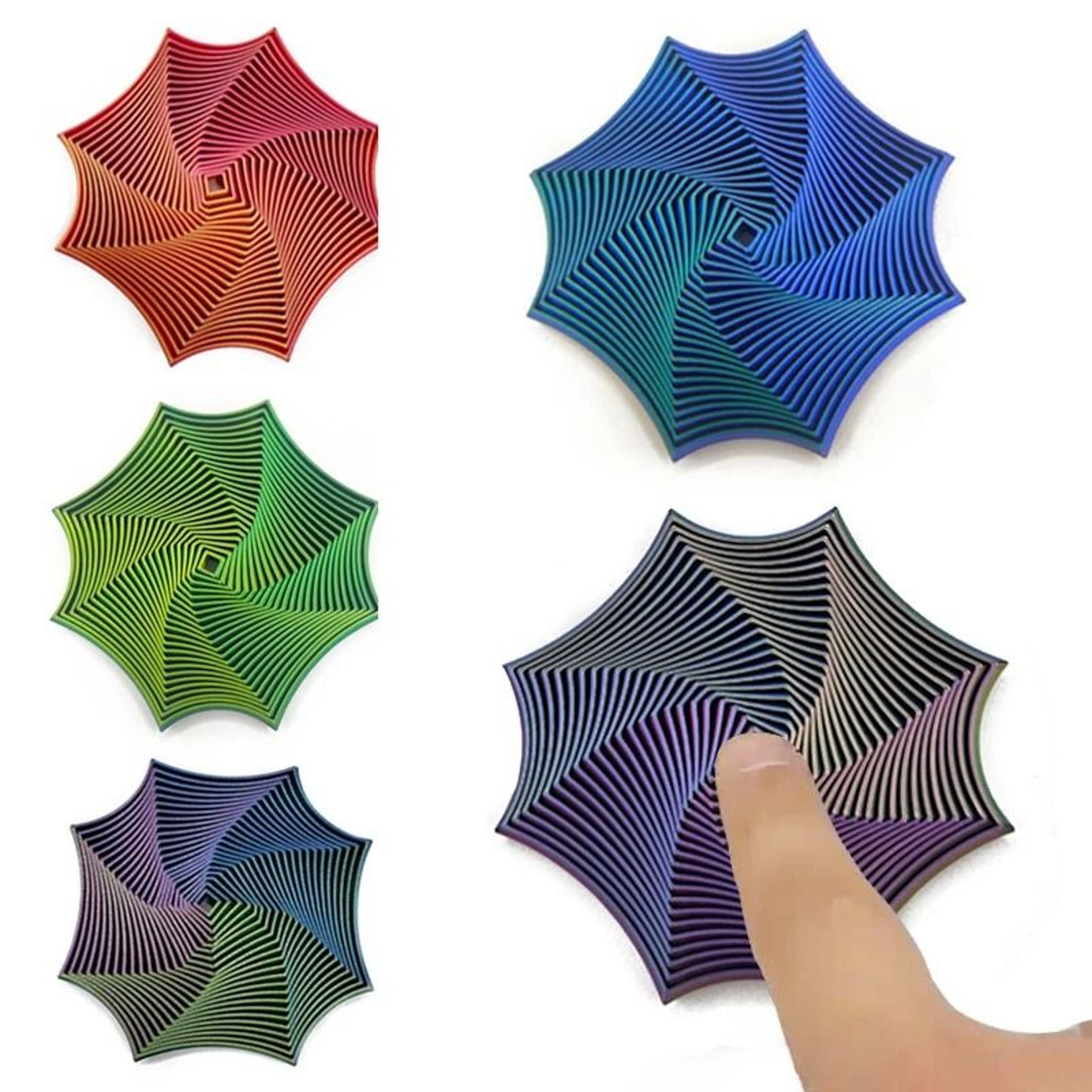 Octagonal Geometric Illusion Fidget Toy 3