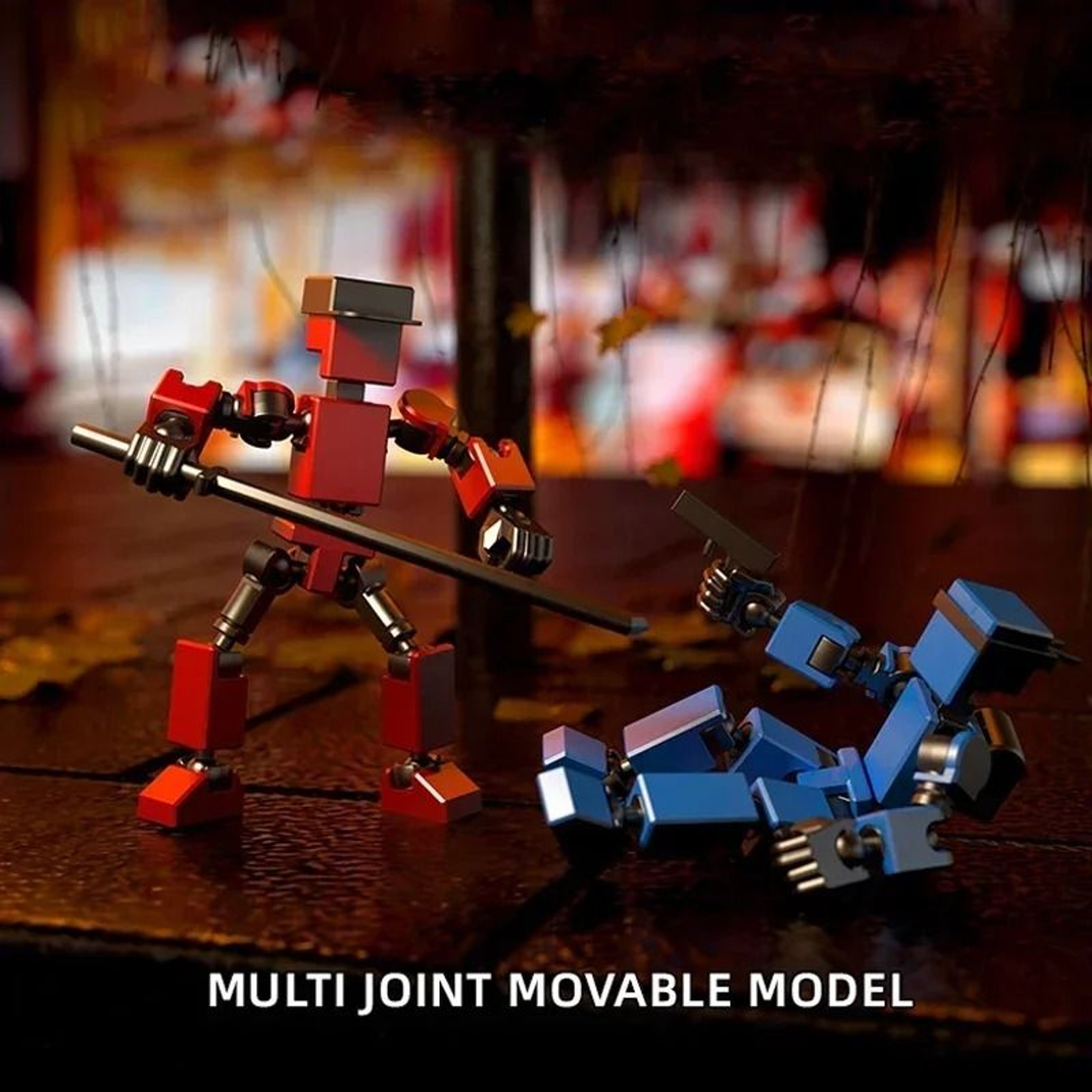 3D Printed Articulated Robot Action Figure 2