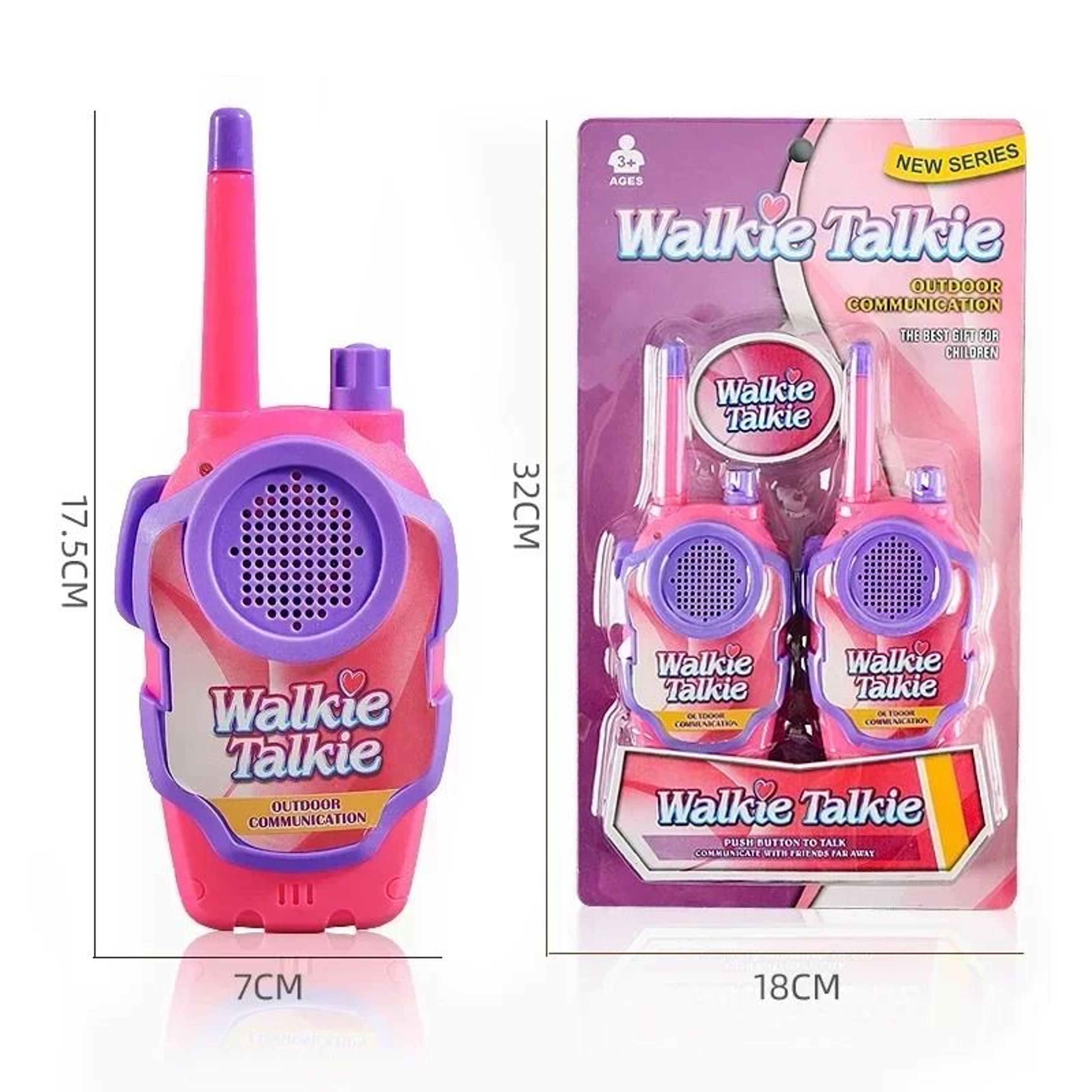 2 Piece Wireless Walkie Talkie Set For Kids 4