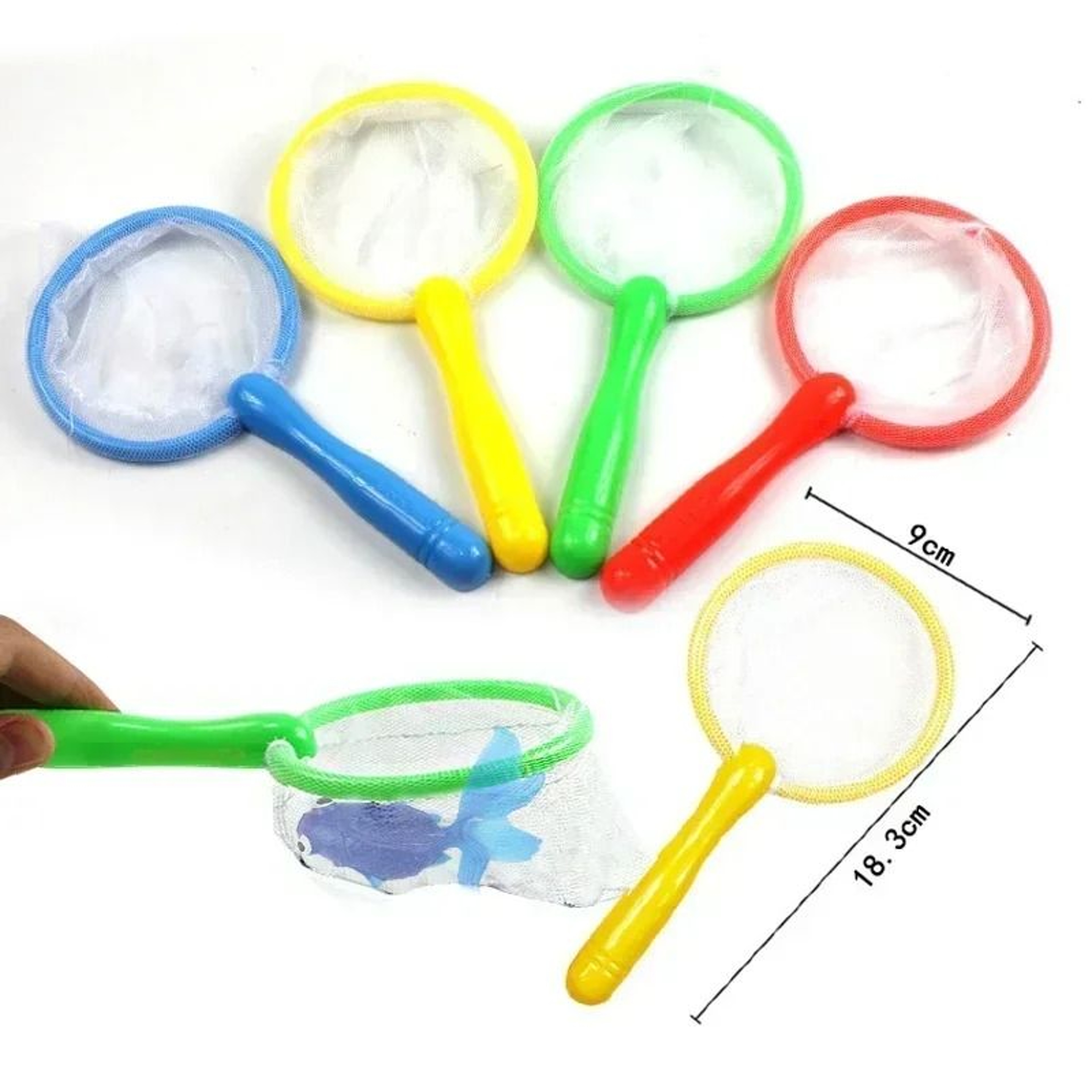 6 Piece Realistic Goldfish Bath Toy Set 2