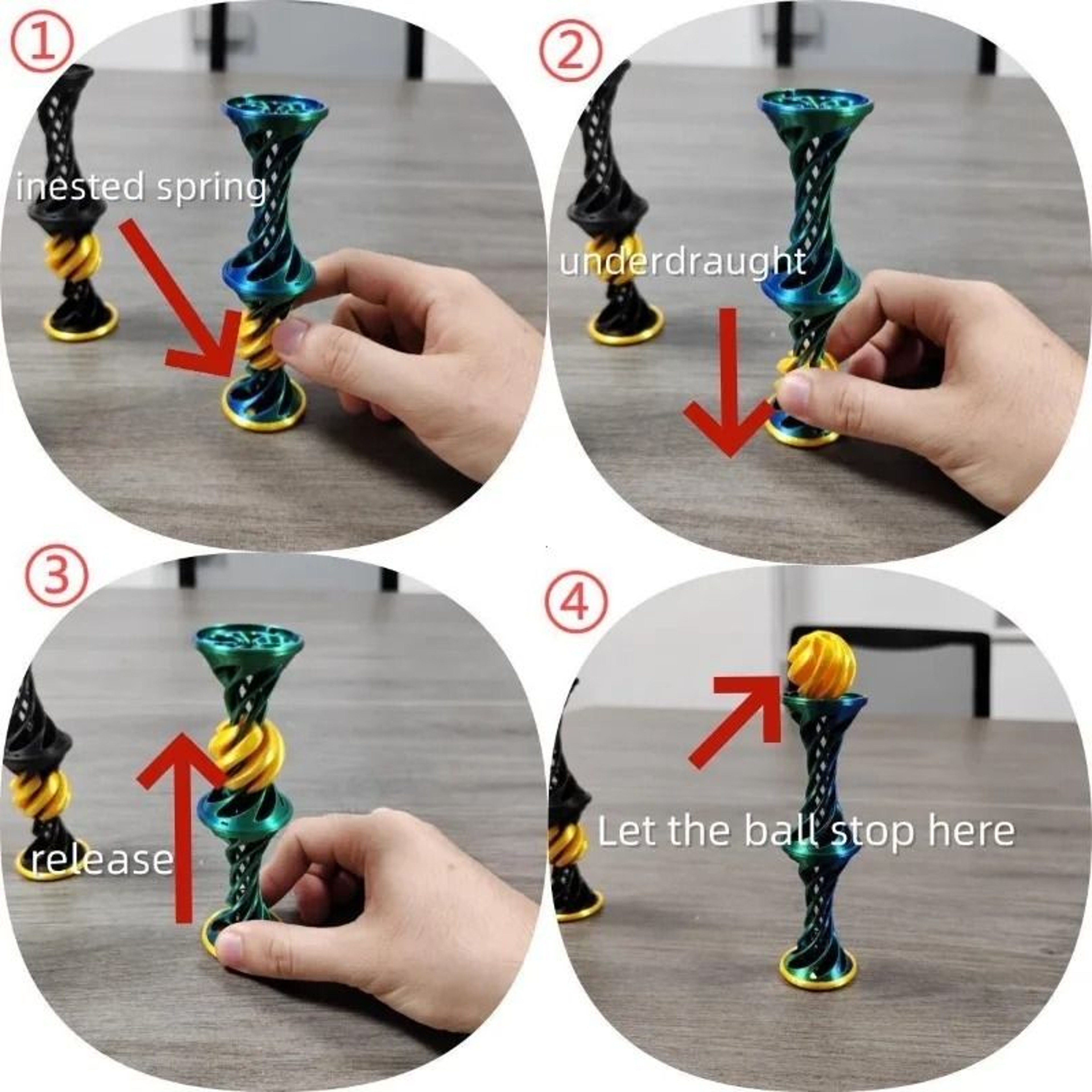 3D Printed Impossible Pyramid Fidget Toy 2