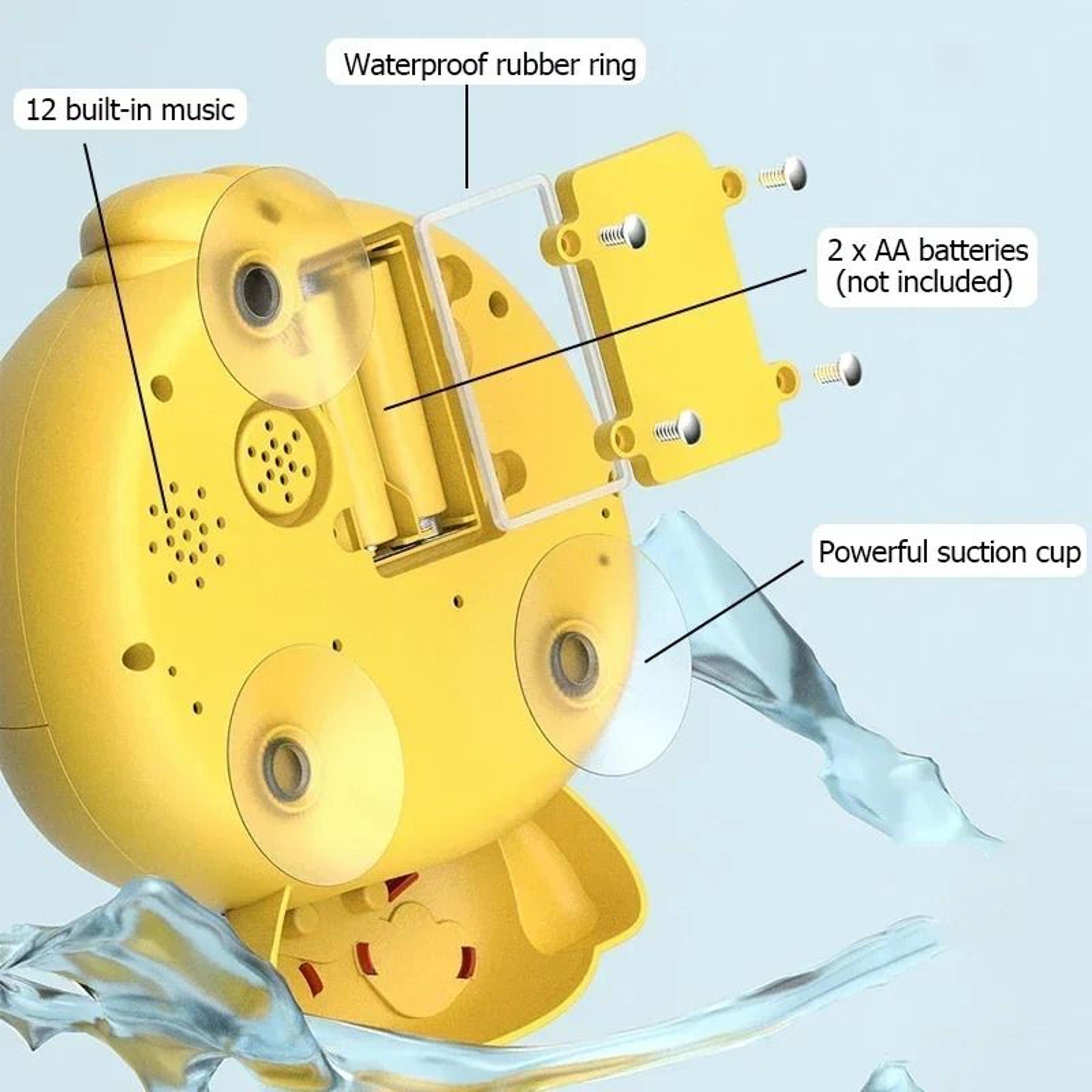 Bubble Duck Bath Bubble Maker Toy 3