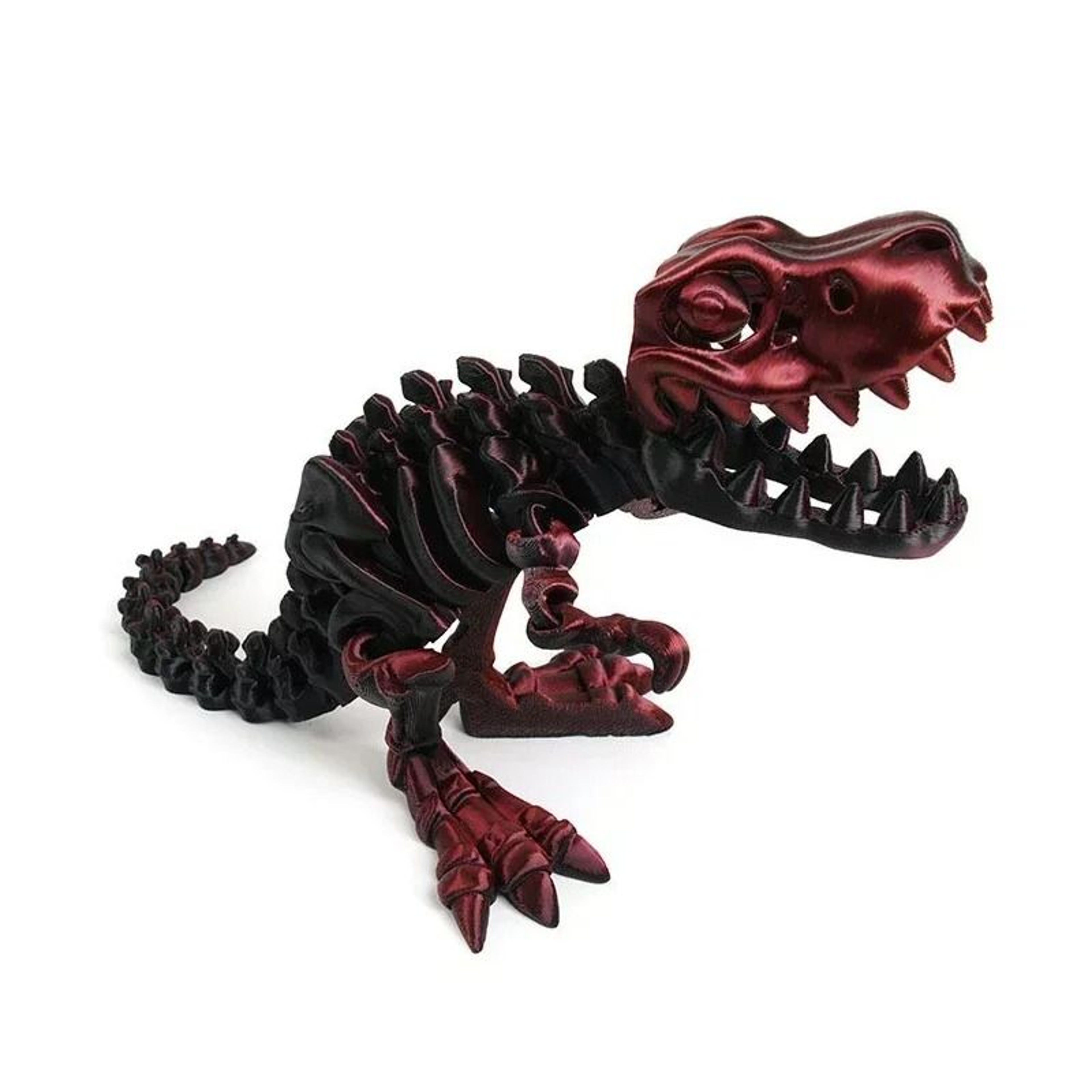 3D Printed Articulated Dragon Skeleton Fidget Toy 10