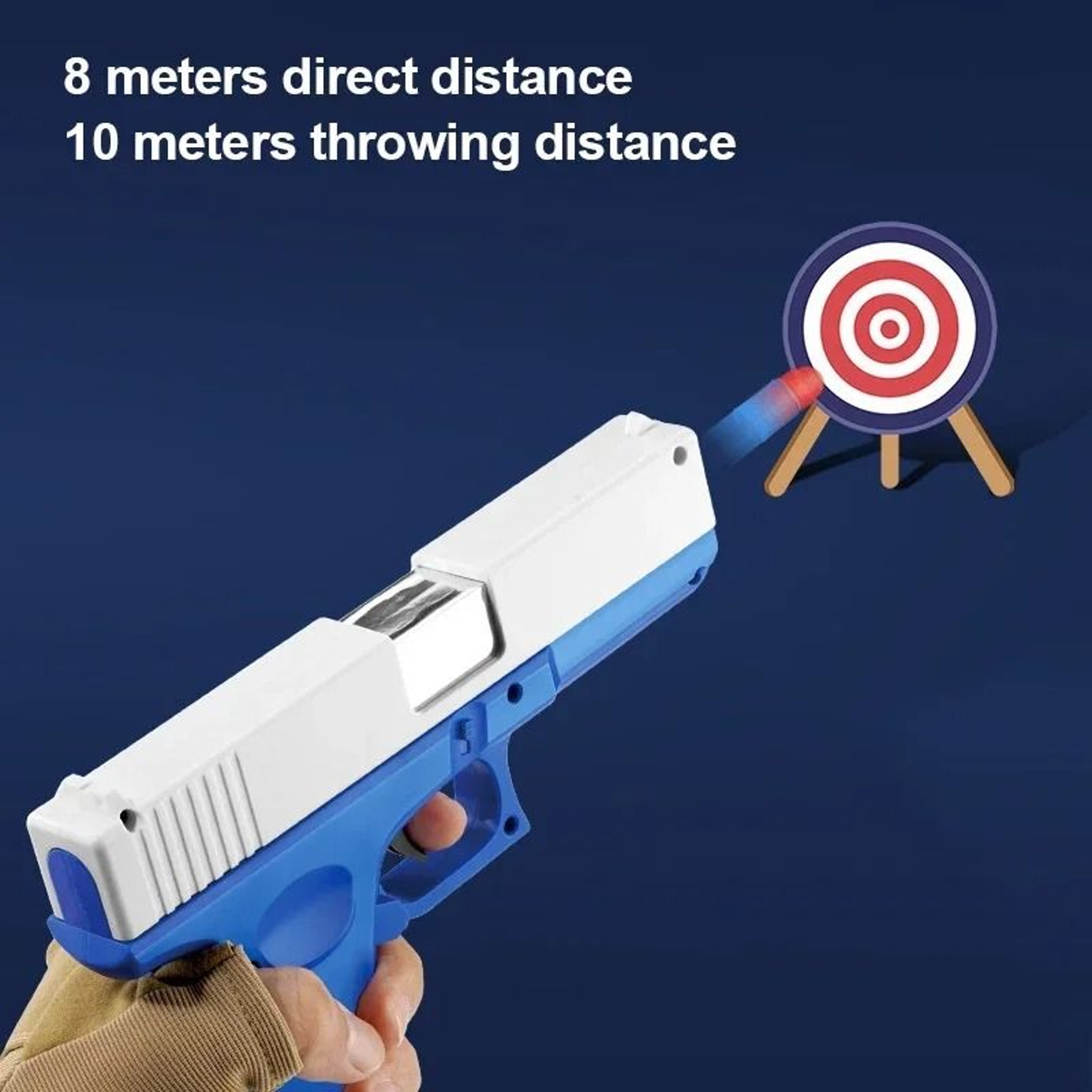 Foam Dart Blaster Toy Pistol With Shell Ejection 2
