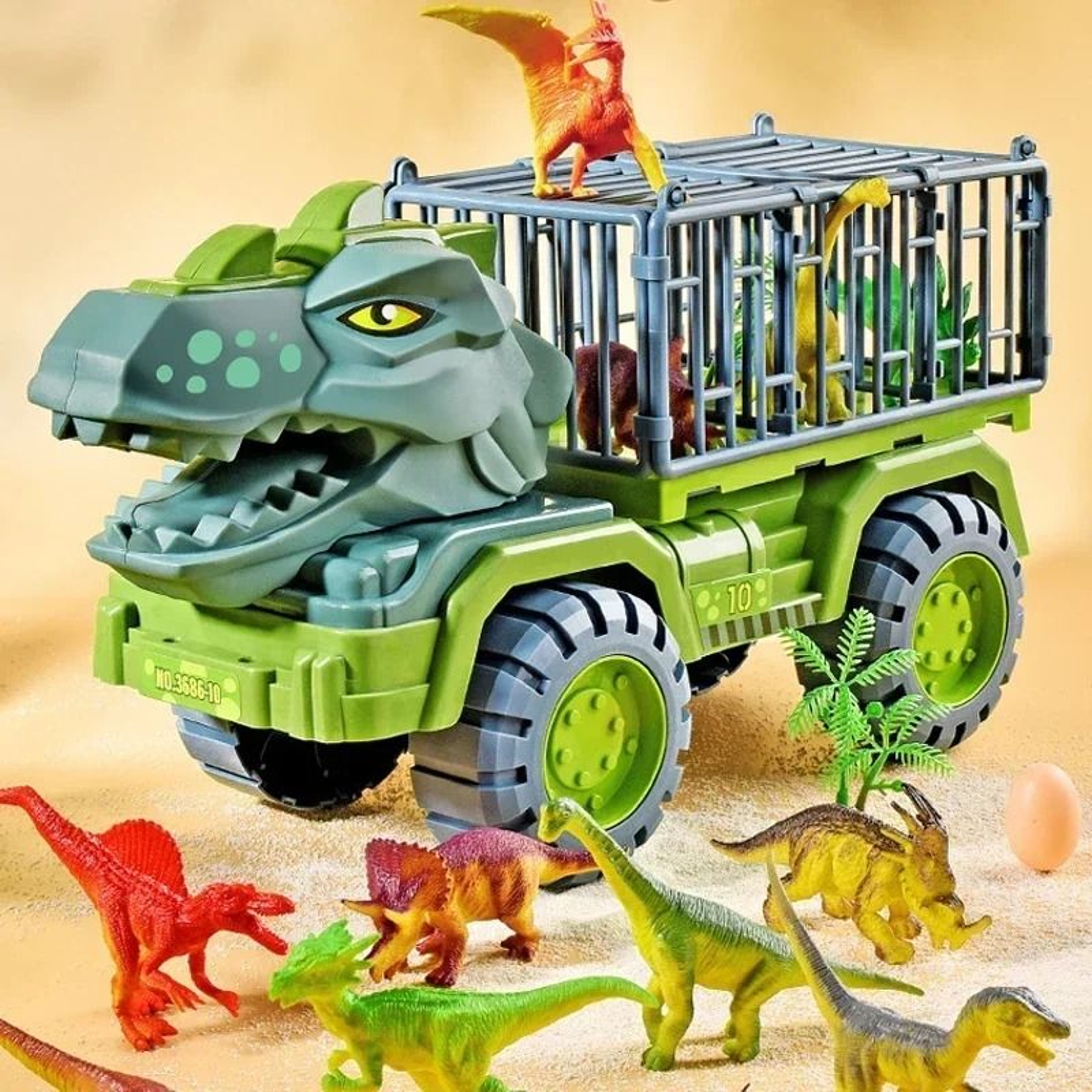 Dinosaur Transport Truck Playset 5