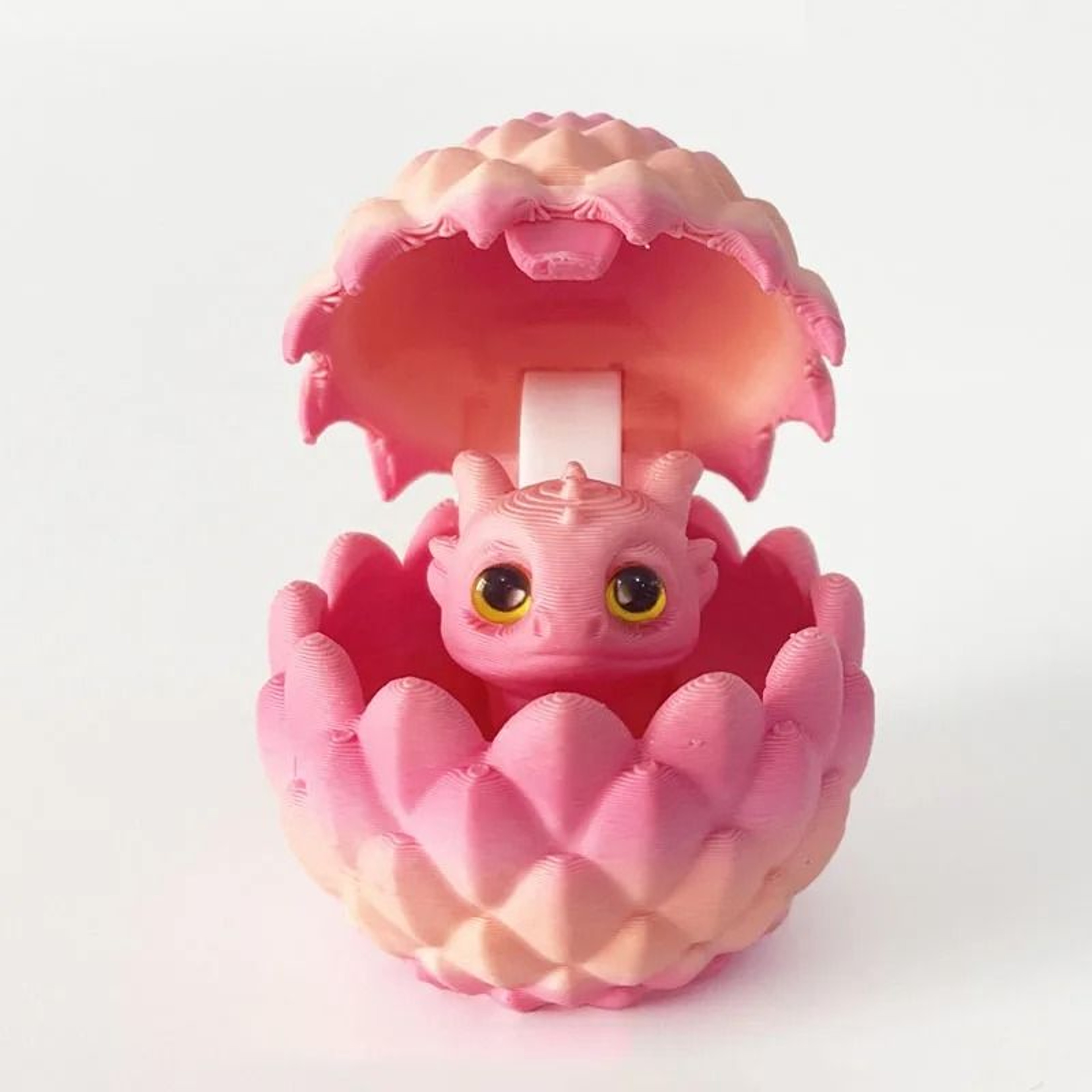 Dragon Egg With Baby Dragon 3D Printed Fantasy Desktop Decor 10