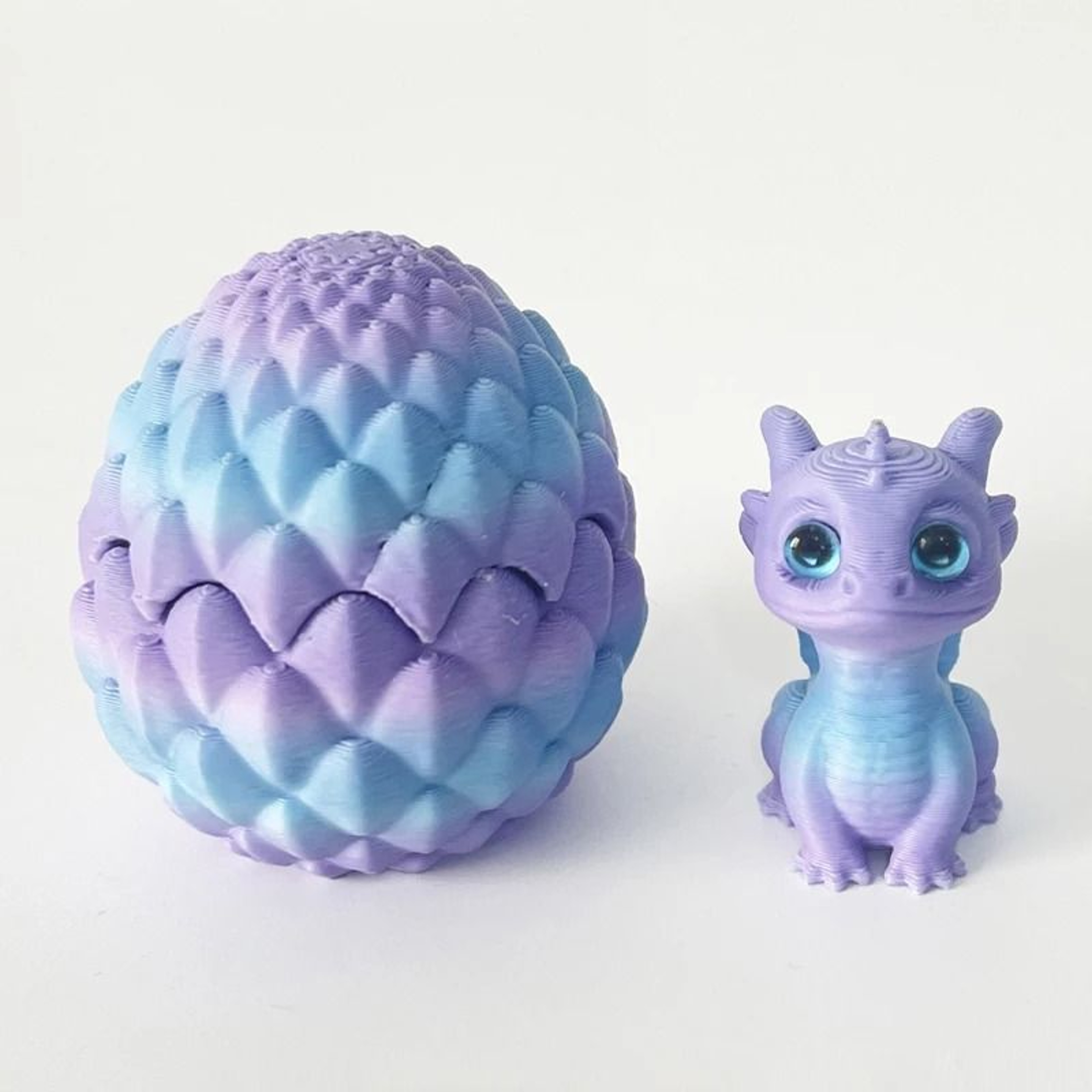 Dragon Egg With Baby Dragon 3D Printed Fantasy Desktop Decor 6