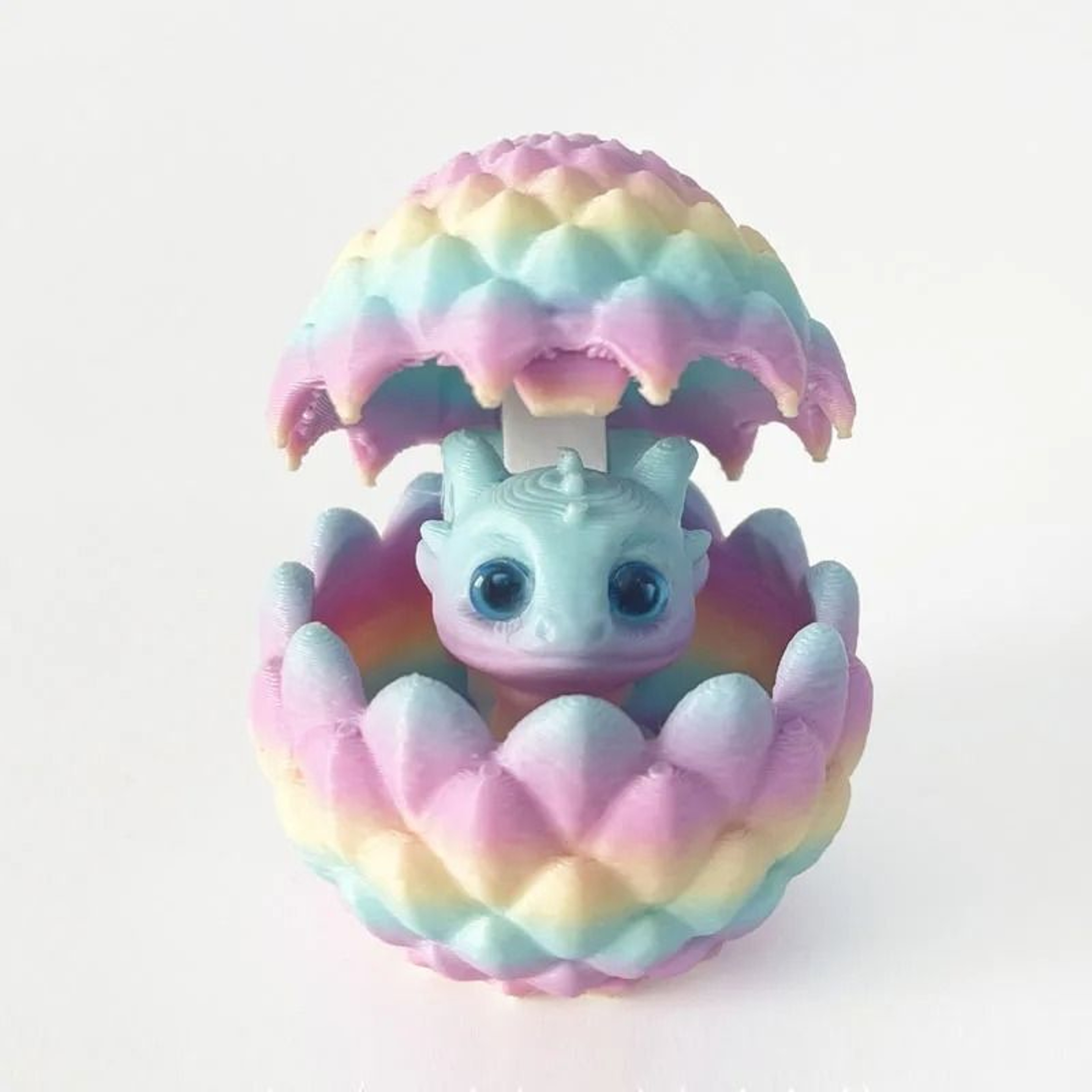 Dragon Egg With Baby Dragon 3D Printed Fantasy Desktop Decor 8