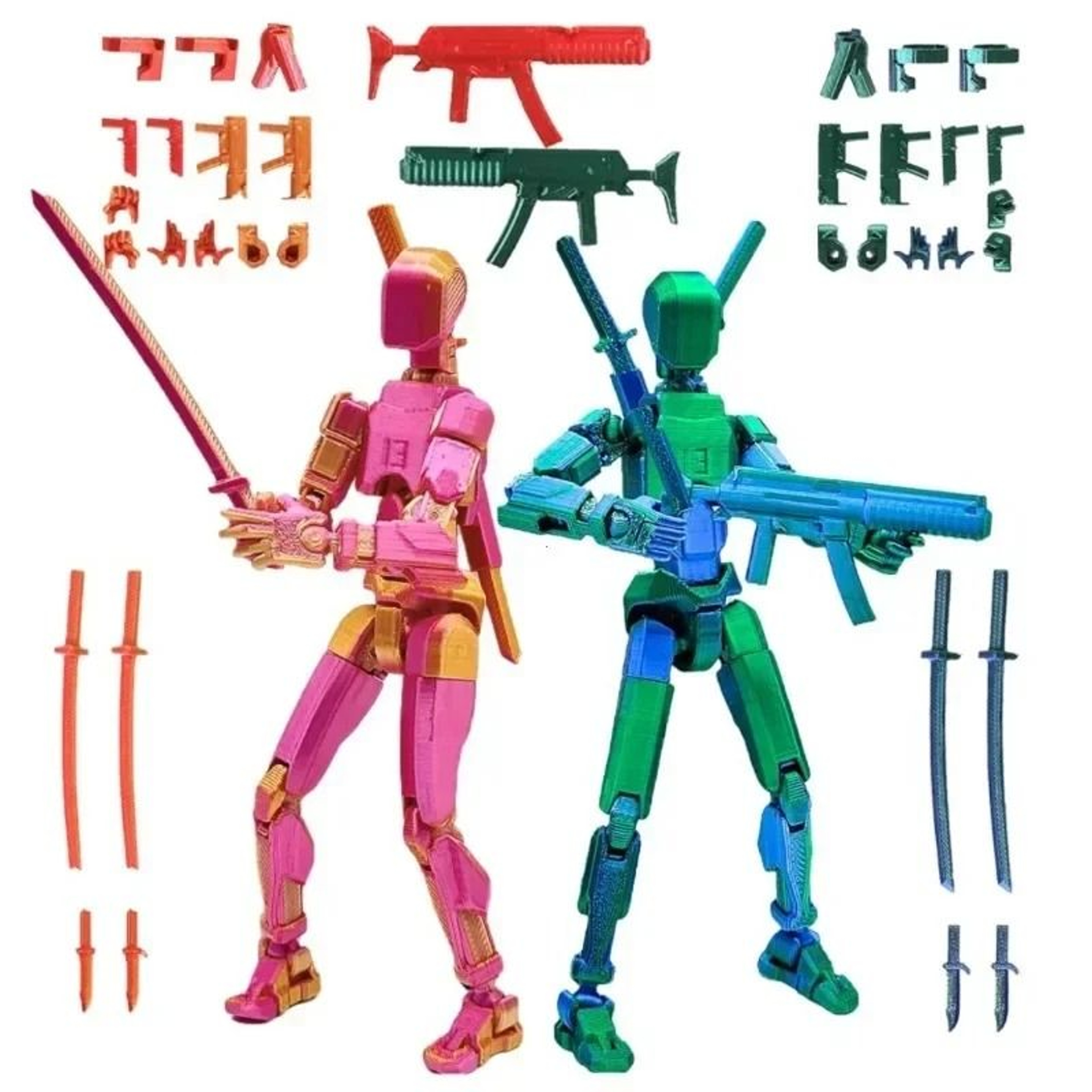 Titan 13 Action Figure Multi Jointed Movable Robot Mannequin Toy 2