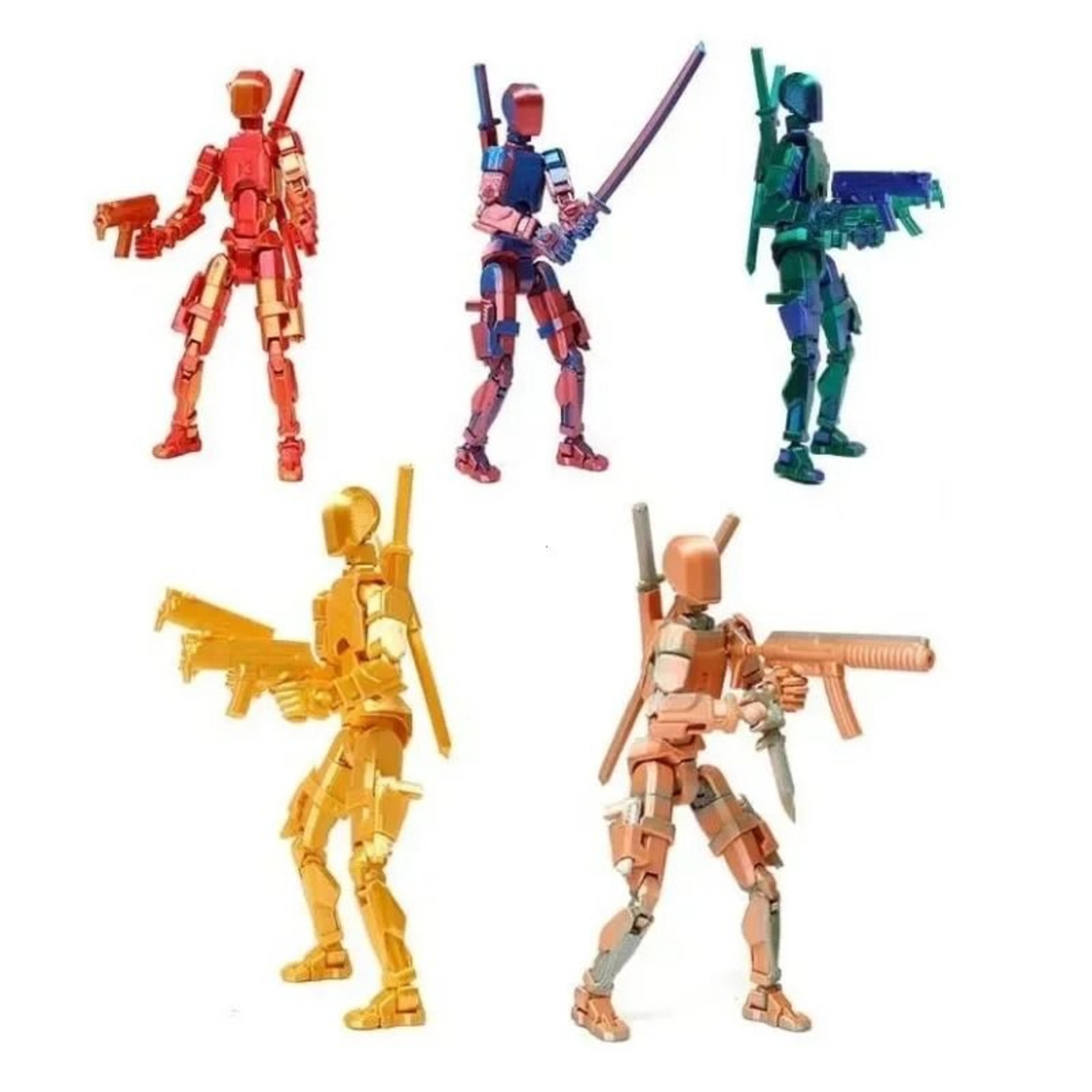 Titan 13 Action Figure Multi Jointed Movable Robot Mannequin Toy 3