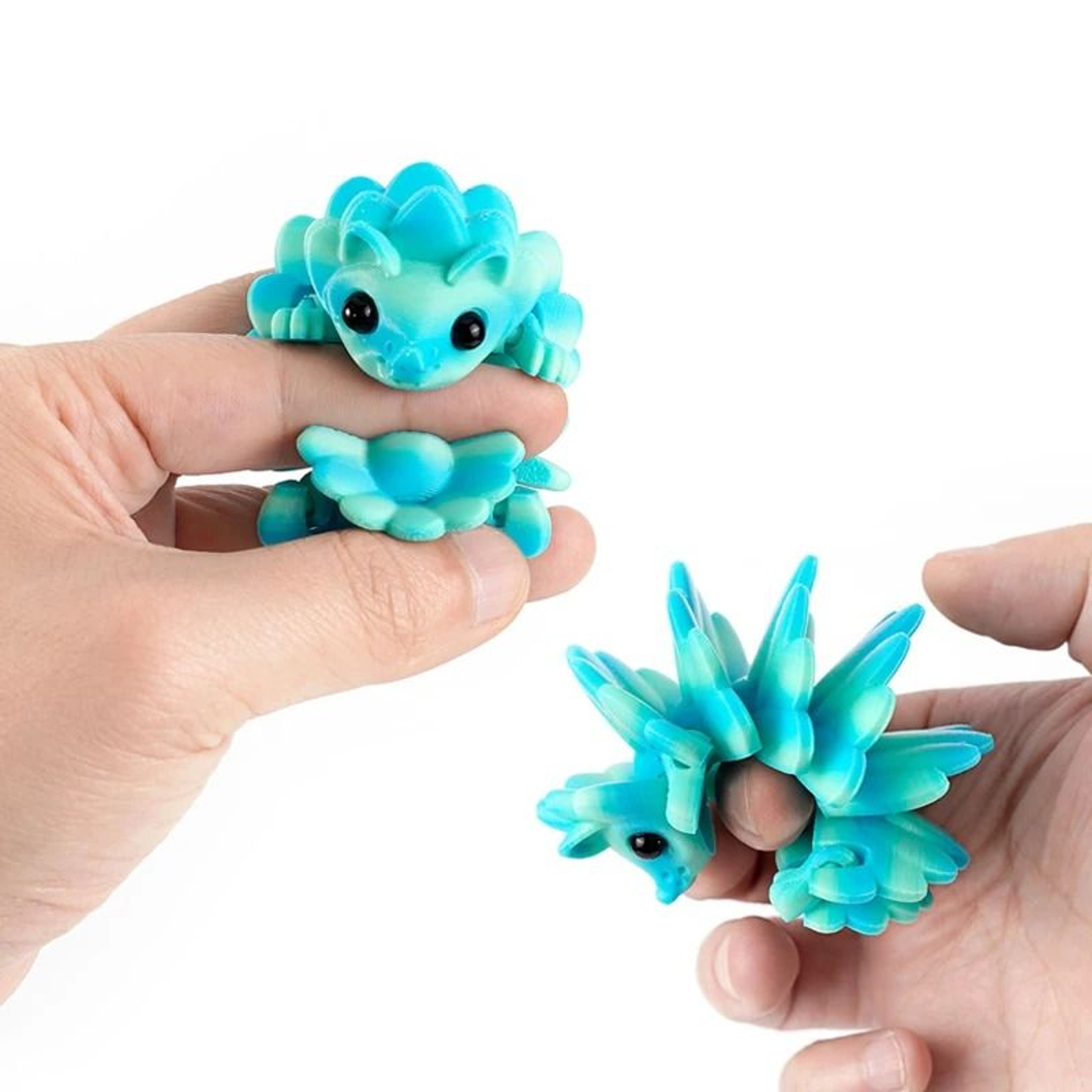 Articulated Hedgehog Figurine 3D Printed Collectible Desktop Decor 4