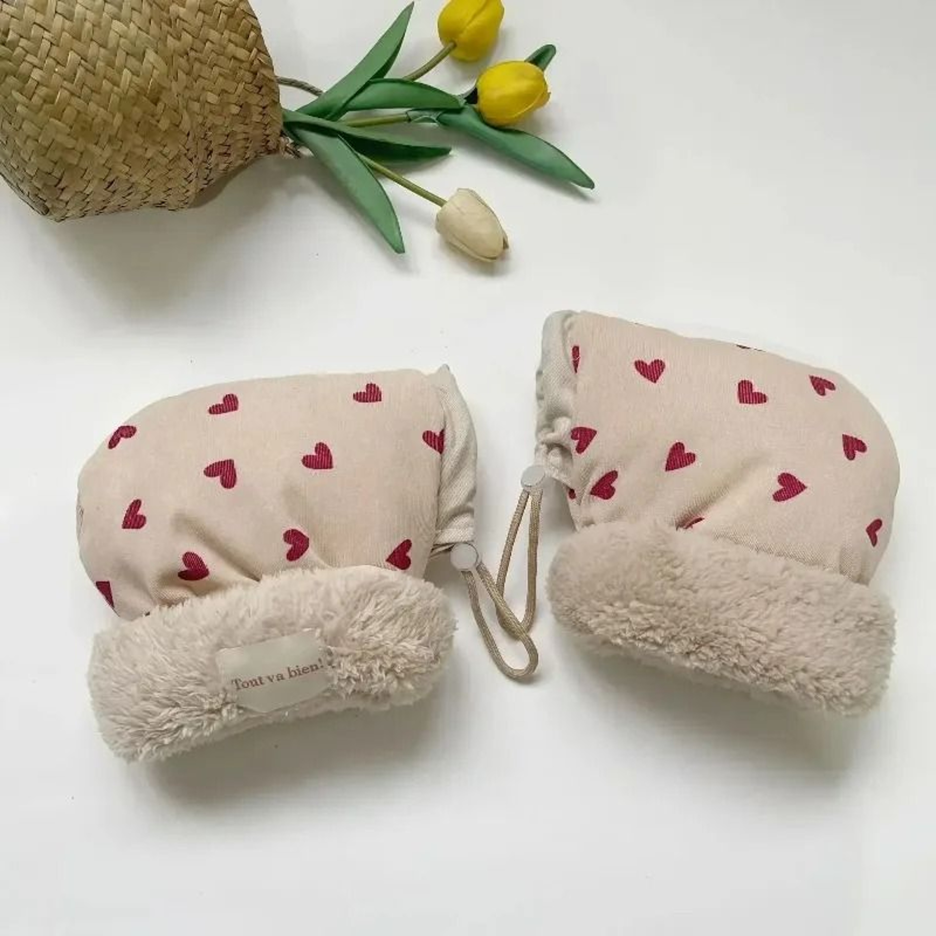 Kids Winter Mittens Windproof Cartoon Hand Warmers For Outdoor Activities 6