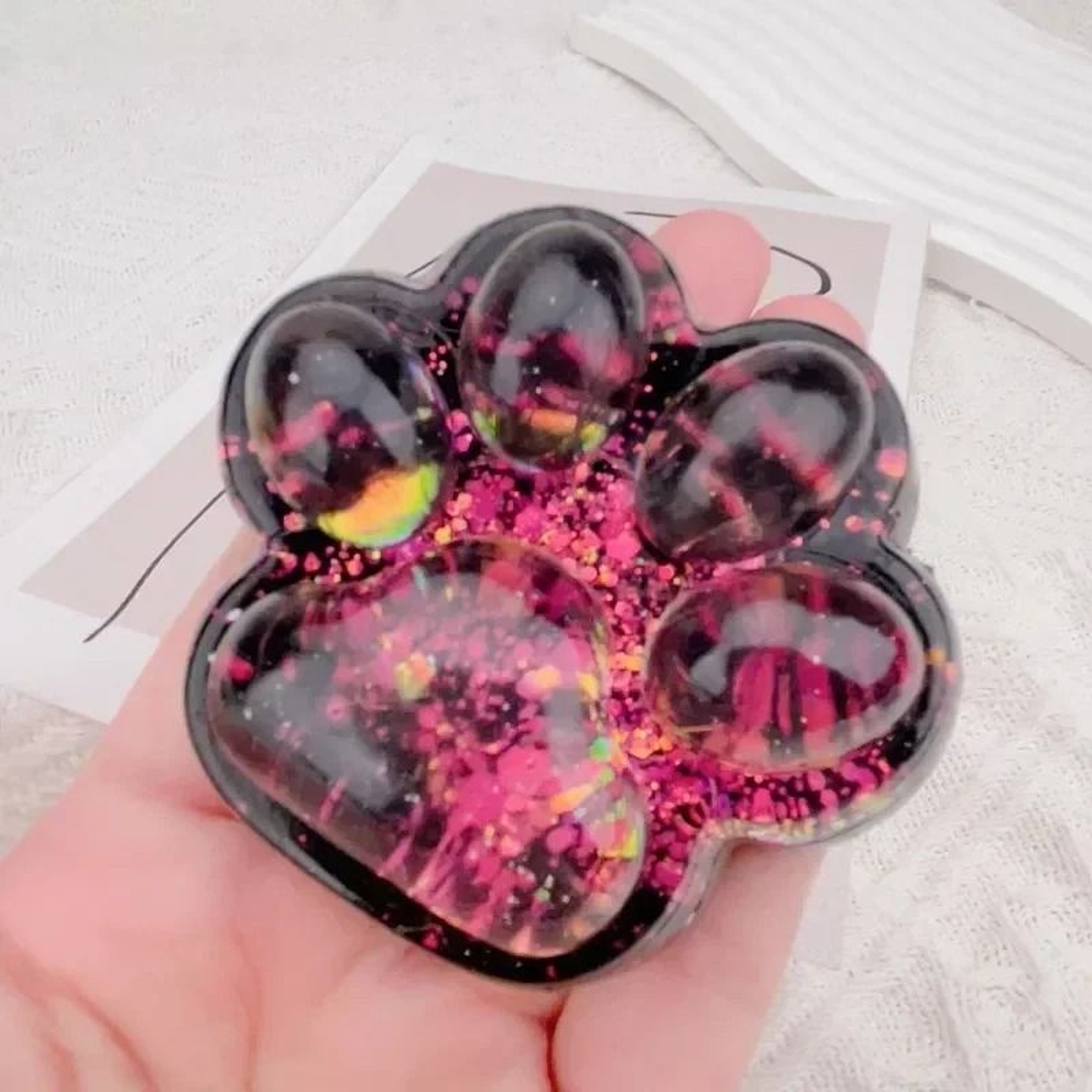 Cat Paw Squishy Stress Relief Toy Slow Rebound Squeeze Fidget 2